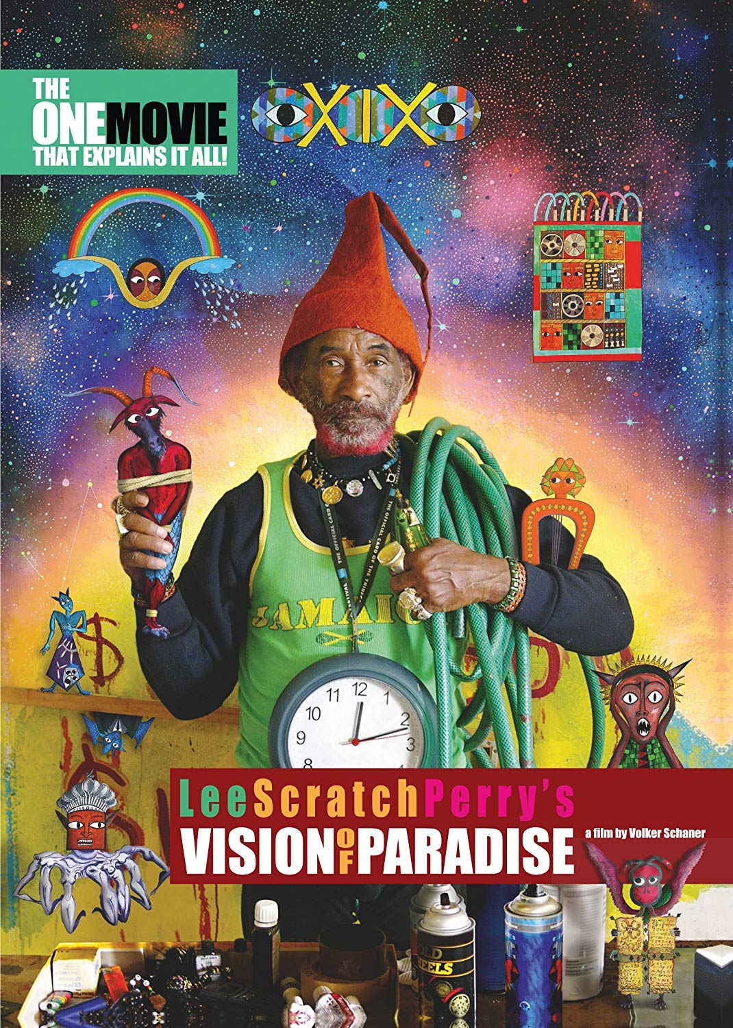 Lee Scratch Perry's Vision Of Paradise DVD [PAL] - Reggae Documentary by Volker Schaner | Perfect for Music Lovers & Reggae Fans Collection
