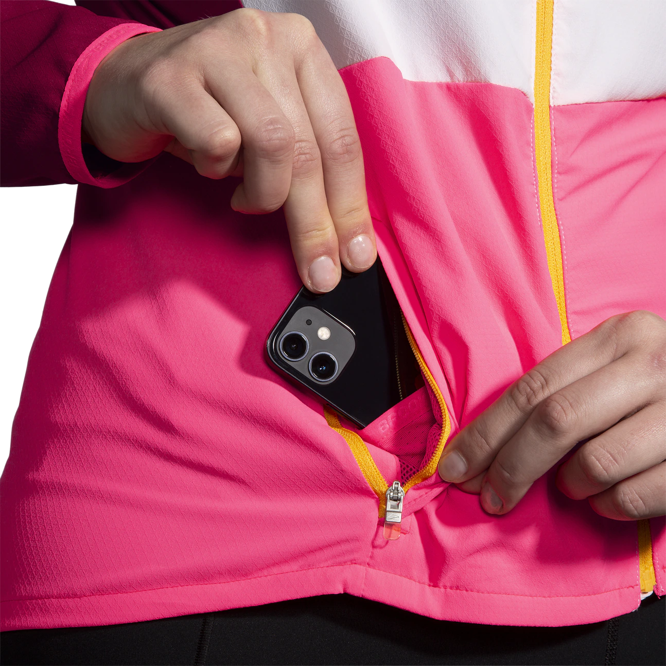 Brooks Women's Canopy Jacket - Lightweight Waterproof Windbreaker for Running, Hiking & Outdoor Activities