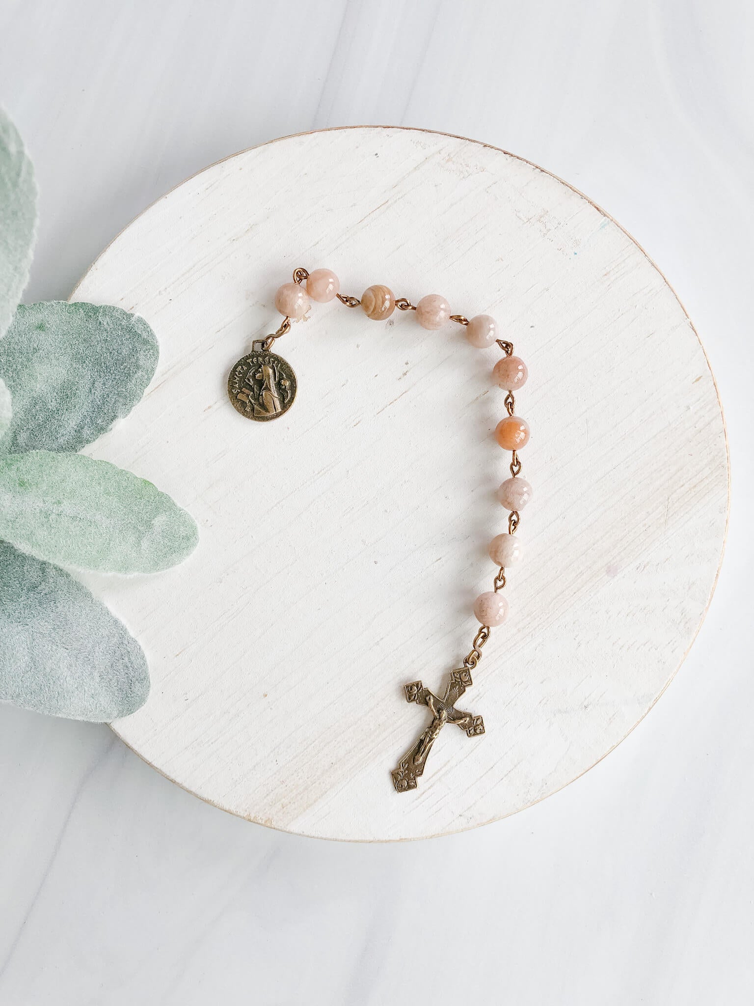 St. Teresa of Avila Pocket Rosary - Catholic Prayer Beads for Travel & Devotion - Perfect for Daily Prayer, Meditation & Spiritual Protection