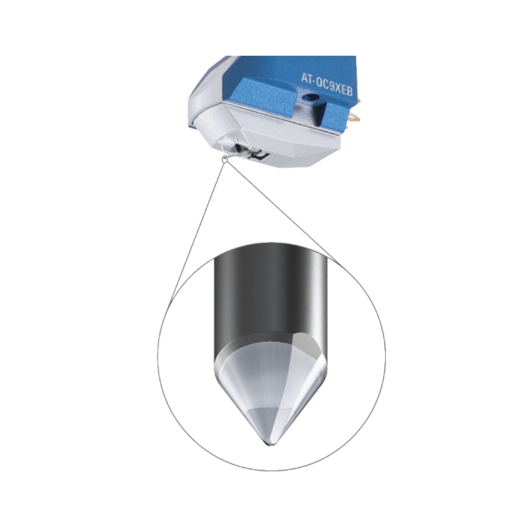 Audio Technica AT OC9XEB Moving Magnet Phono Cartridge - High Fidelity Vinyl Record Player Needle for Turntables - Perfect for Audiophiles & Home Music Listening