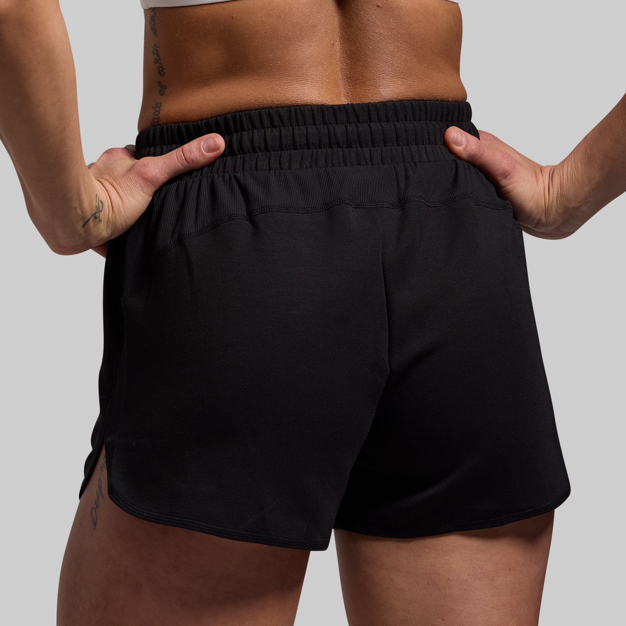 Lounge Lux Shorts for Women - Soft & Comfortable Black Sleep Shorts | Perfect for Lounging, Sleeping, and Relaxing at Home