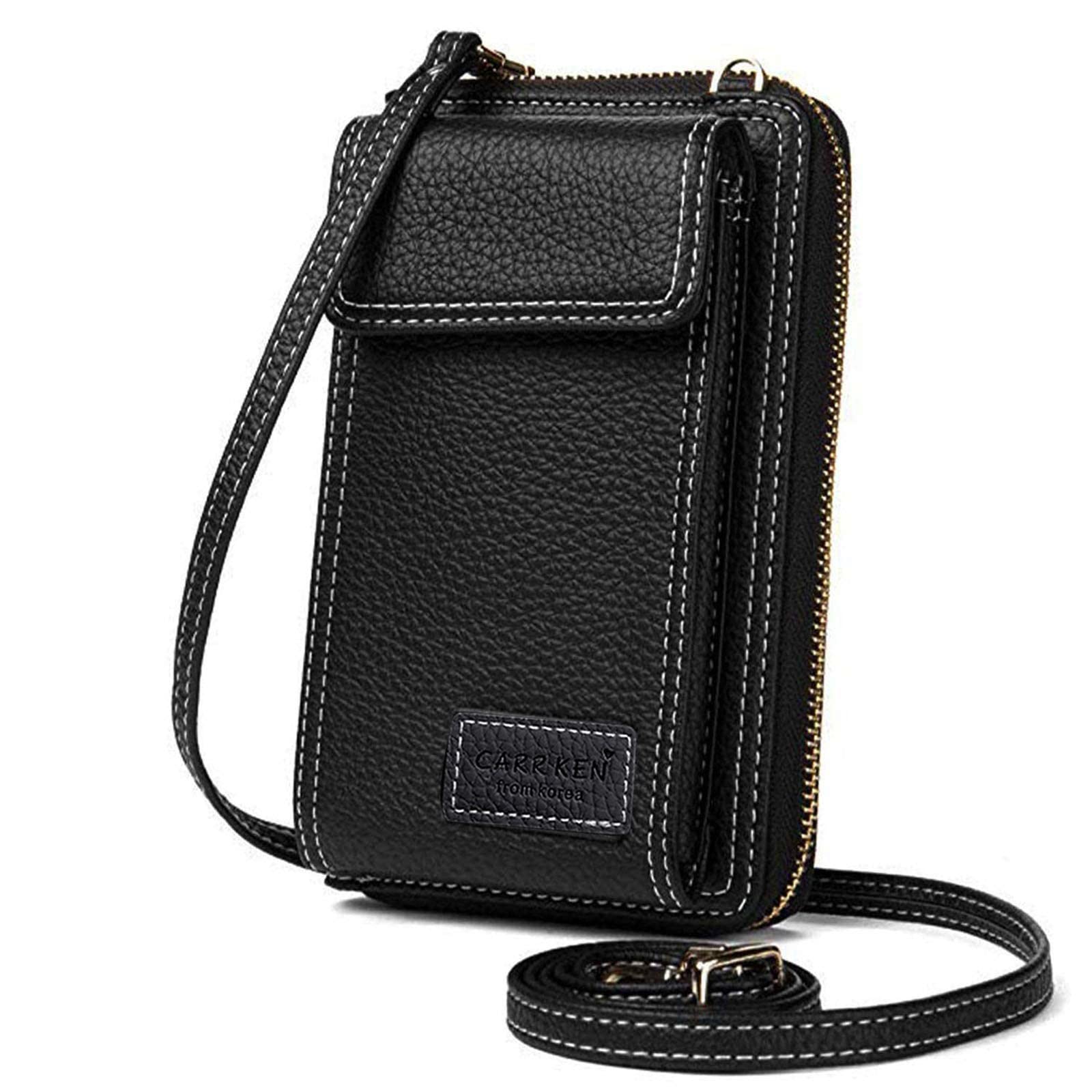 Valentoria Women's Leather Crossbody Bag - Small Phone Wallet Shoulder Purse with Card Slots | Perfect for Everyday Use, Travel & Shopping