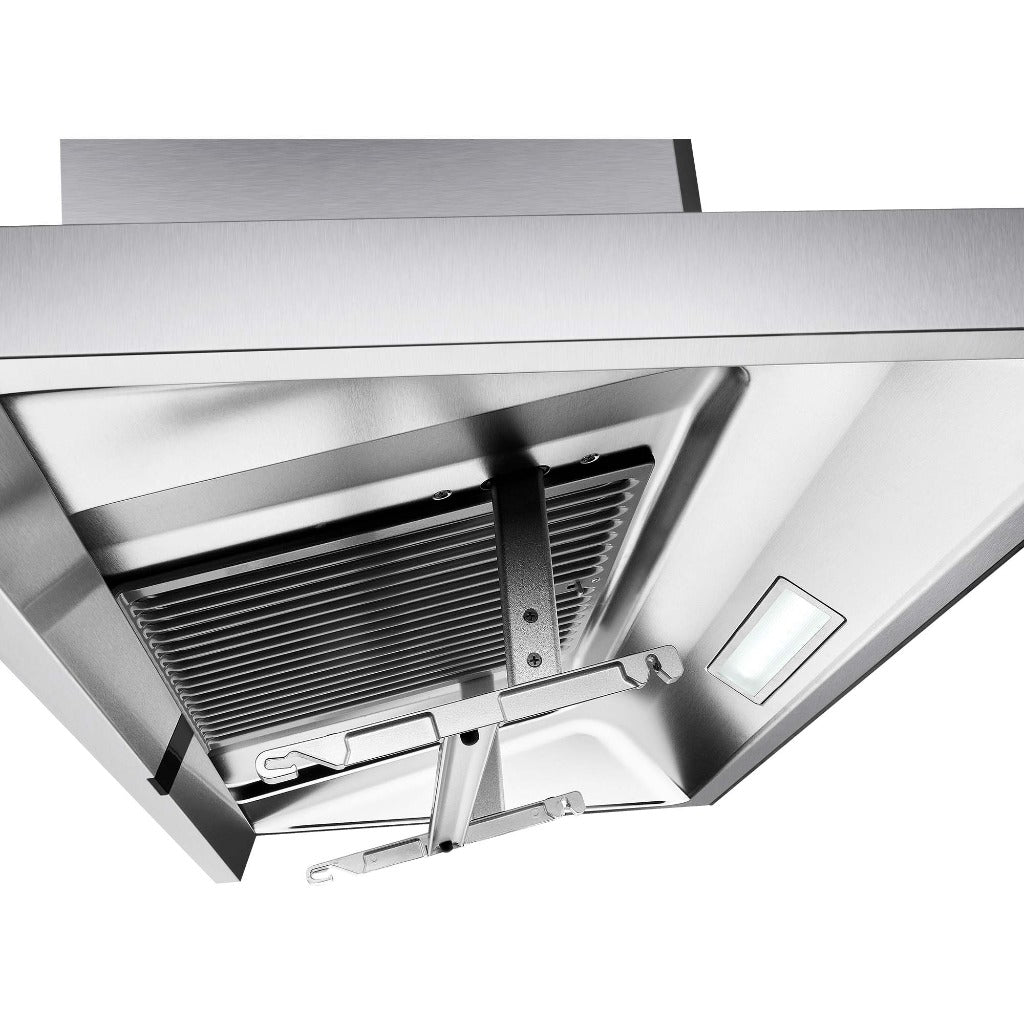Fotile EMS9026 36-Inch 1000 CFM Stainless Steel Wall Mount Range Hood with Touchscreen Control - Perfect for Modern Kitchens & Open-Concept Homes