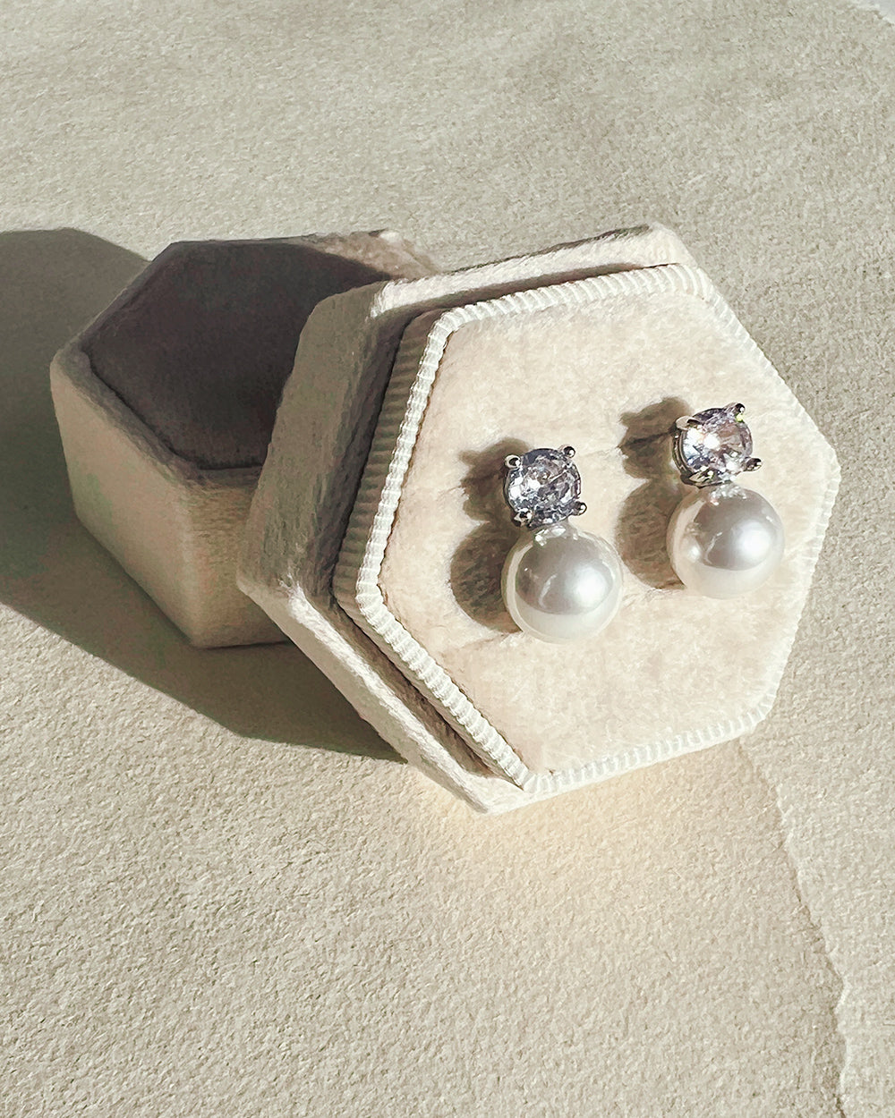 Justina Stud Earrings - Elegant & Hypoallergenic Earrings for Women | Perfect for Everyday Wear, Parties & Gifts
