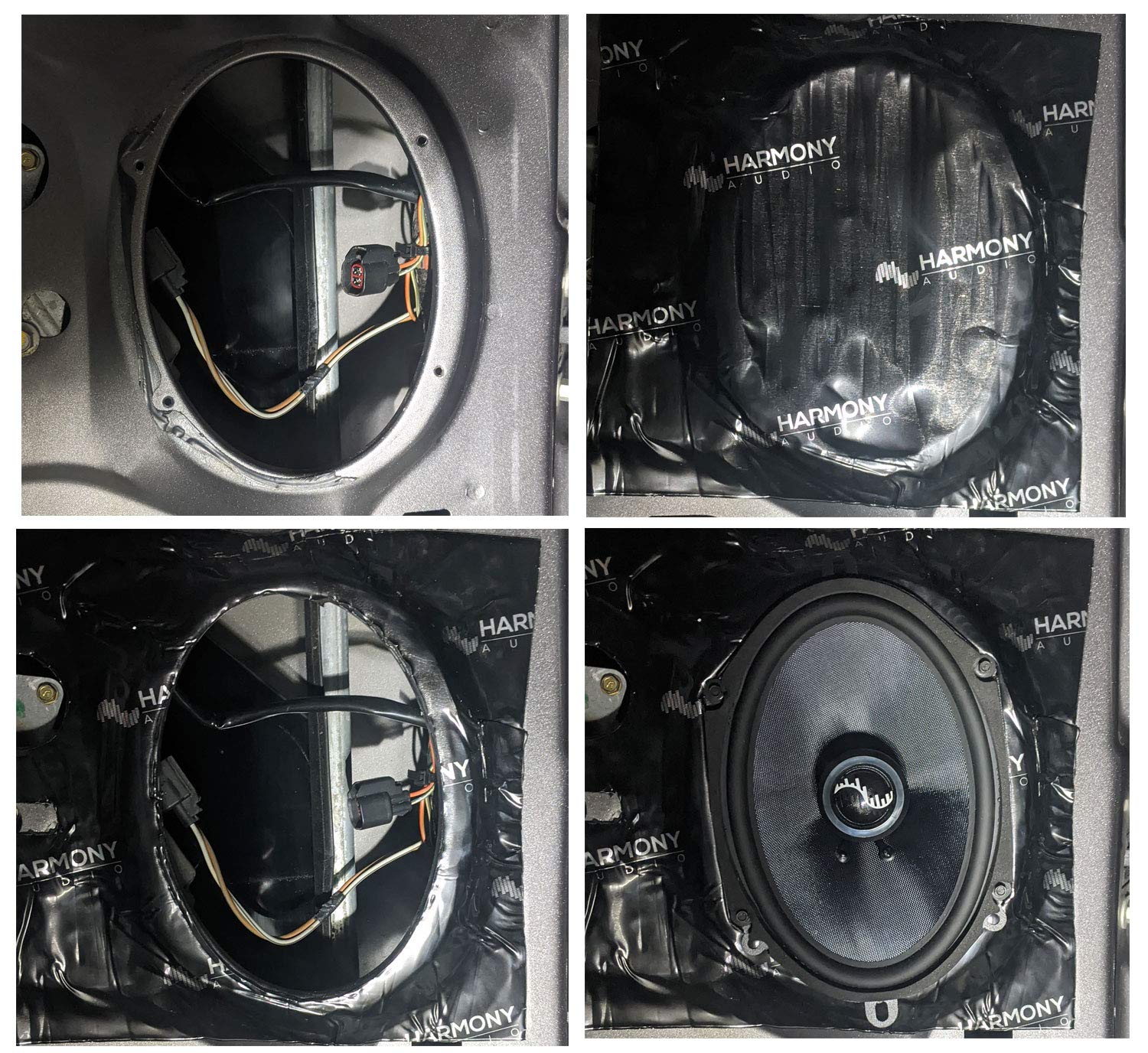Harmony Audio Kicker 43DSC404 4-Inch DS Series 25W RMS 4 Ohm Coaxial Car Speakers - DSC4 Bundle with Sound Dampening Kit for Enhanced Vehicle Audio | Perfect for Car Audio Upgrades, Truck Stereo Systems & Road Trip Entertainment