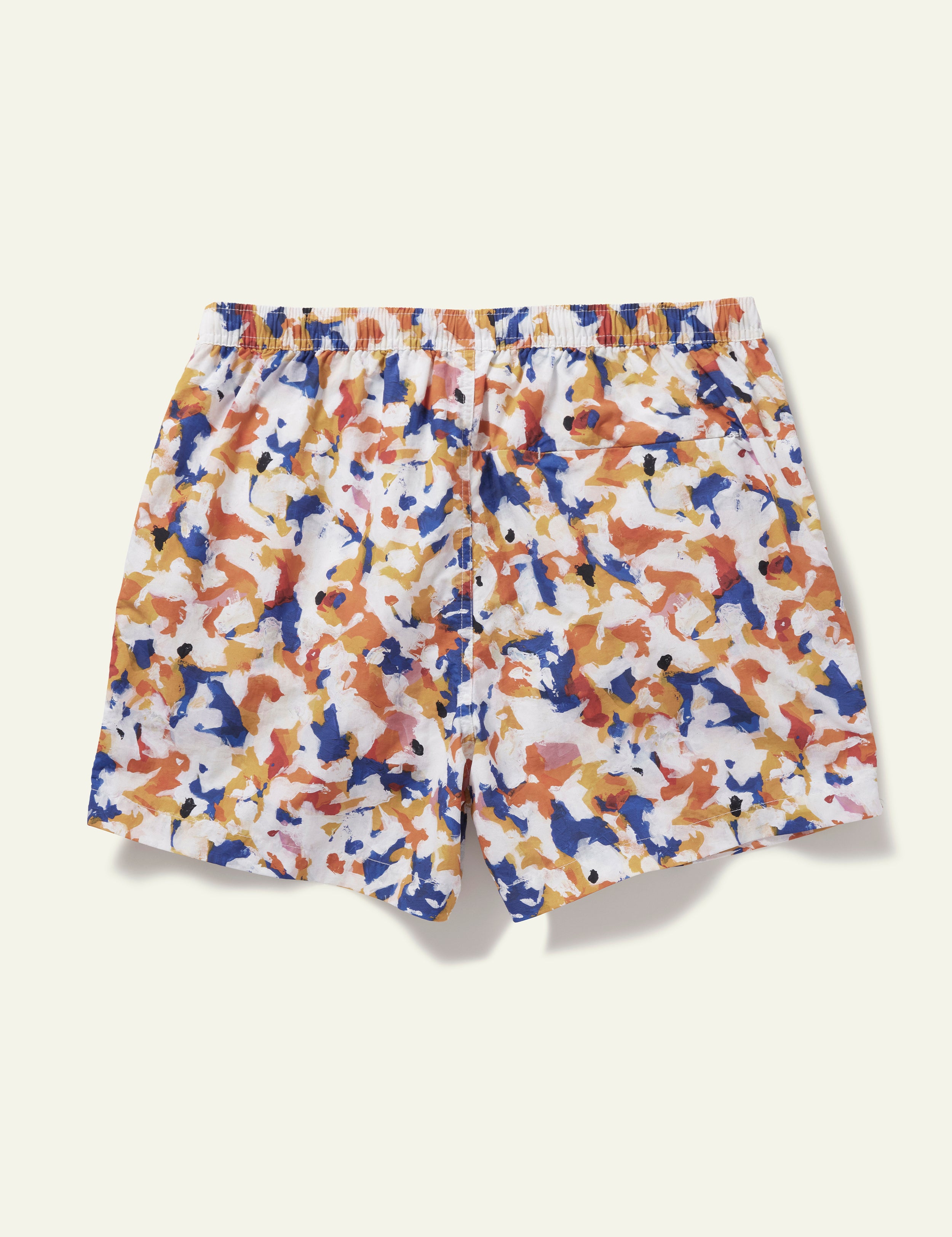 Premium Quick-Dry MRP Swim Shorts for Men - Comfortable & Stylish Orange Swim Trunks for Beach, Pool & Water Sports