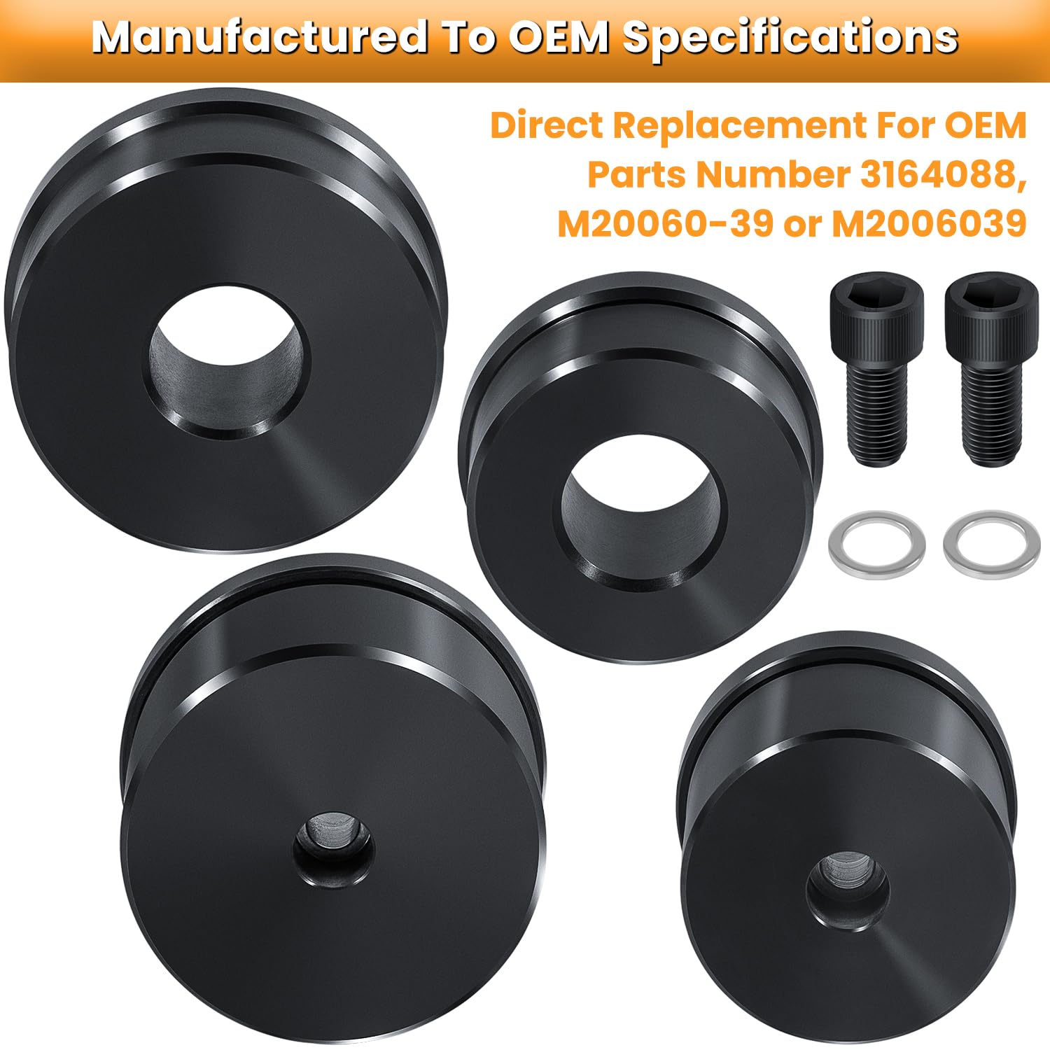 Cummins ISX ISX15 QSX QSX15 X15 Cam Bearing Adapter Tool Set - Camshaft Bearing Installation & Removal Kit (M20060-39, M2006039) - Professional Diesel Engine Repair Tool for Heavy Duty Trucks & Equipment Maintenance