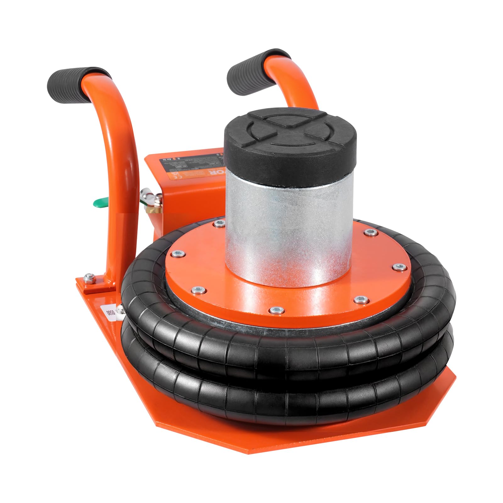 VEVOR 3 Ton/6600 lbs Air Jack for Car Repair - Heavy Duty Two Bag Pneumatic Lift with 6 Steel Tubes, Thick Rubber Pad & Heightened Column (Lifts up to 14.3