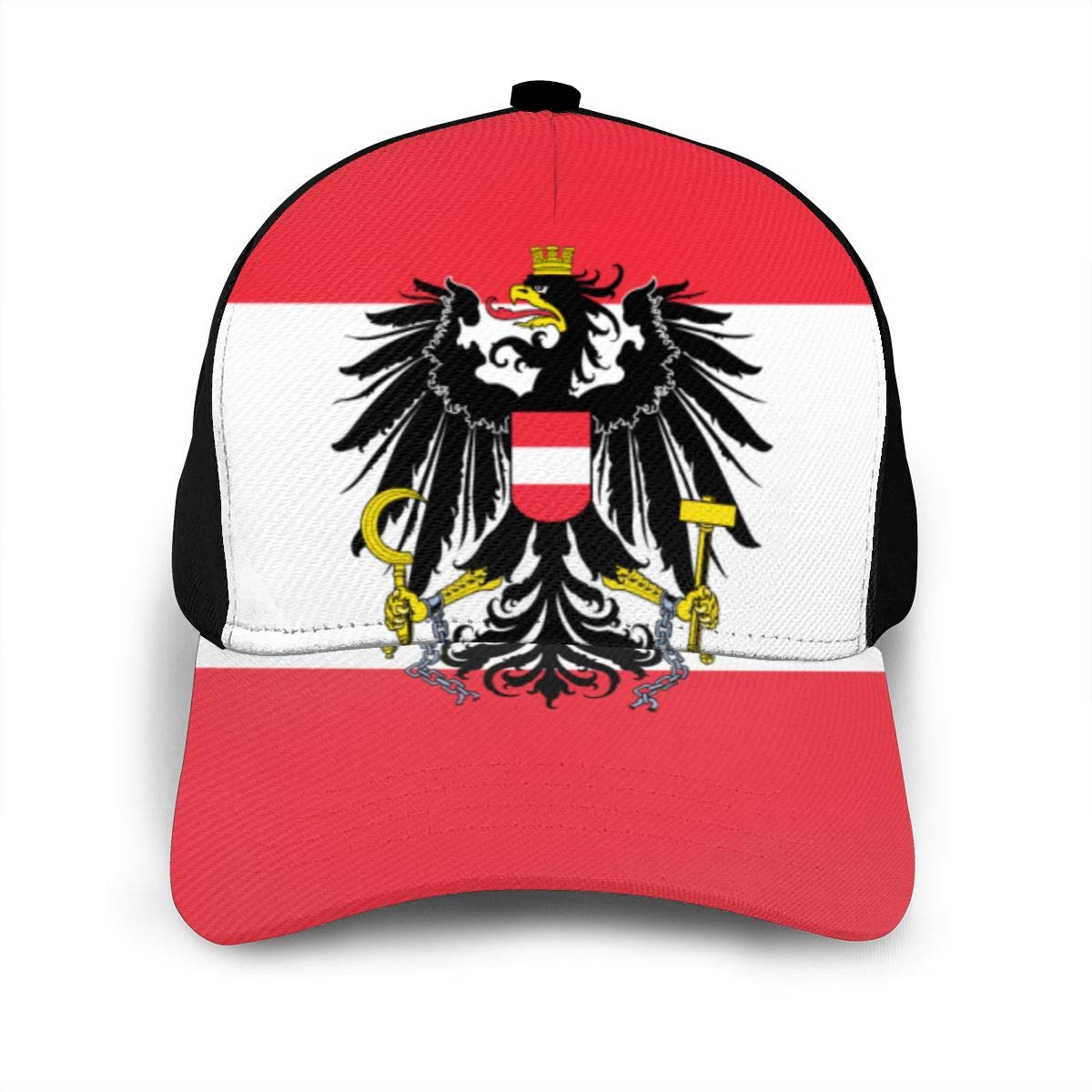 Classic Baseball Cap with Austria Flag Design - Adjustable Unisex Golf Hat for Men & Women | Perfect for Outdoor Sports, Casual Wear & Travel