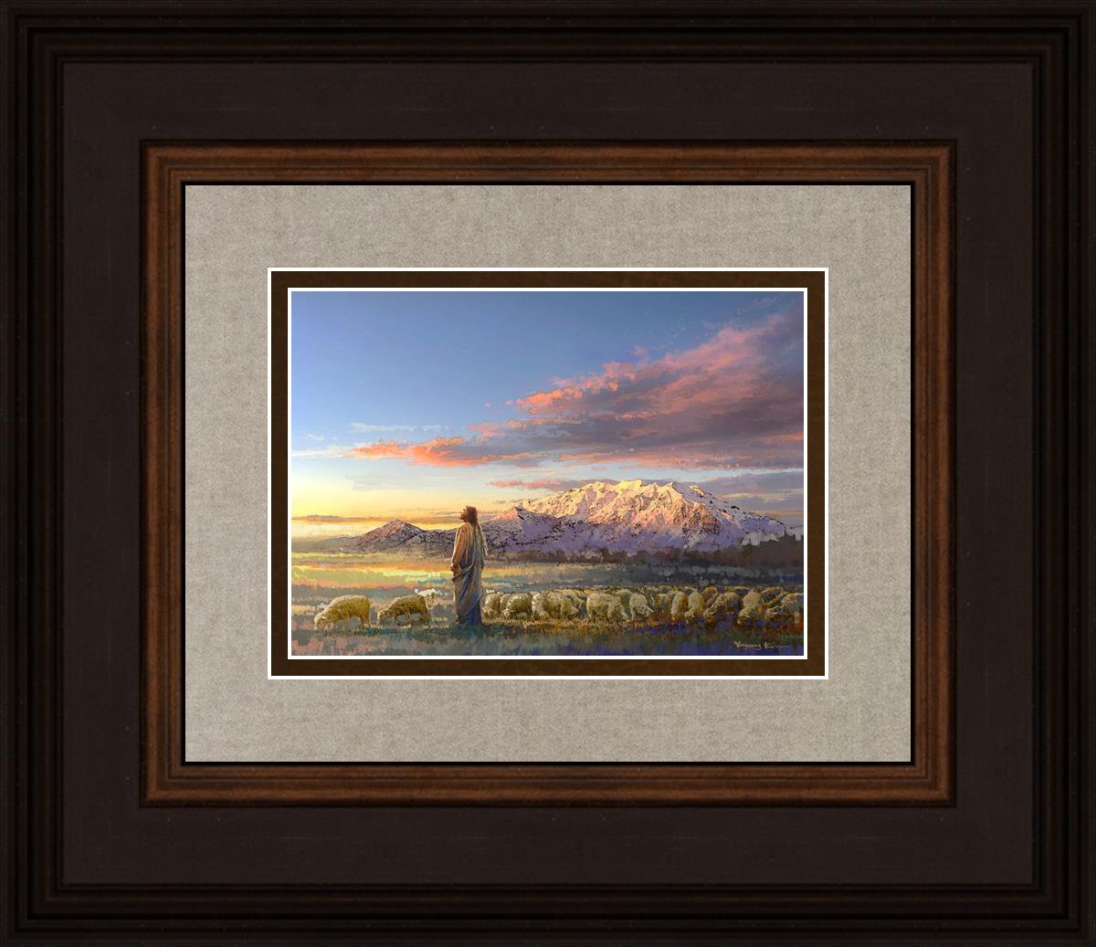 All His Majesty Christian Wall Art by Yongsung Kim - Inspirational Jesus Painting for Home, Church & Office Decor