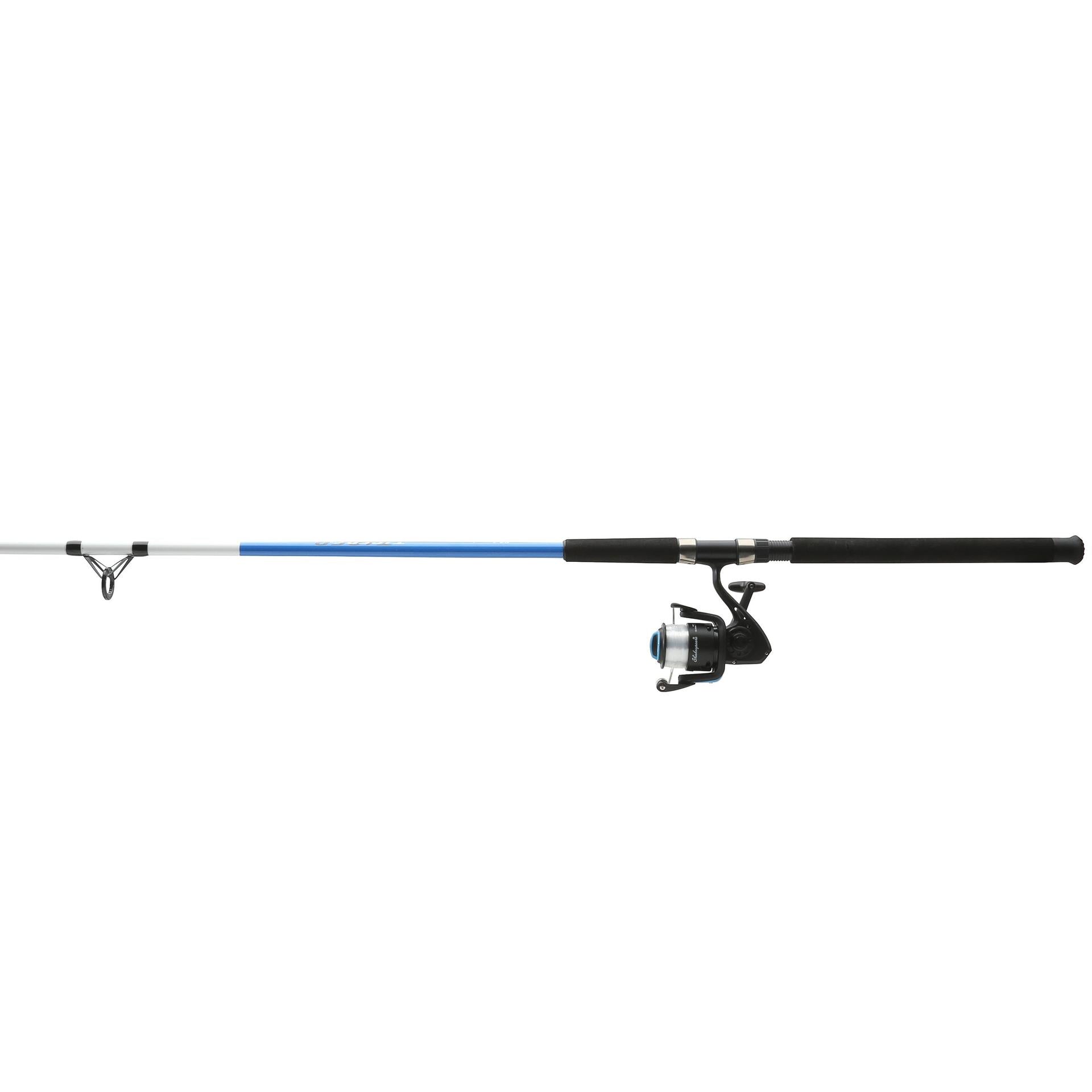 Tiger® Spinning Fishing Rod and Reel Combo - Lightweight Graphite Freshwater/Saltwater Fishing Gear for Bass, Trout, Salmon - Perfect for Shore Fishing, Boat Angling & Outdoor Adventures