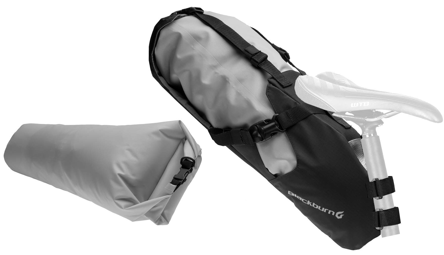 Blackburn Outpost Seat Pack & Dry Bike Bag - Waterproof Cycling Storage for Mountain & Road Bikes - Perfect for Commuting, Touring & Outdoor Adventures
