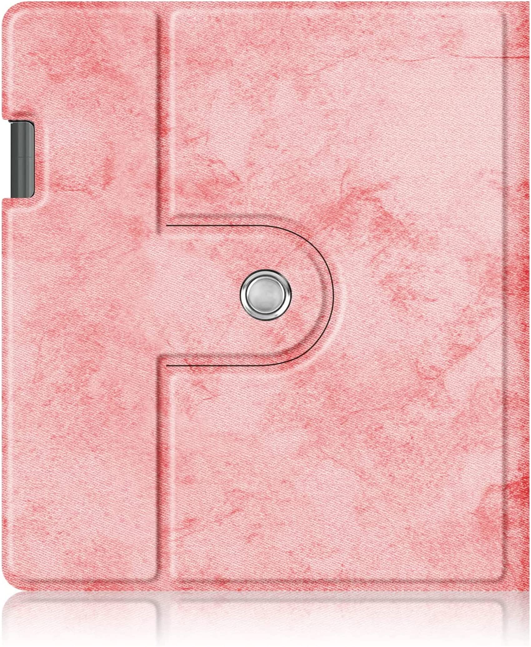 Enoxboo Protective Case with Pen Holder for Kindle Scribe 2022 - Foldable Stand Cover with 360° Rotation & Auto Wake/Sleep - Perfect for Reading, Note-Taking & Travel