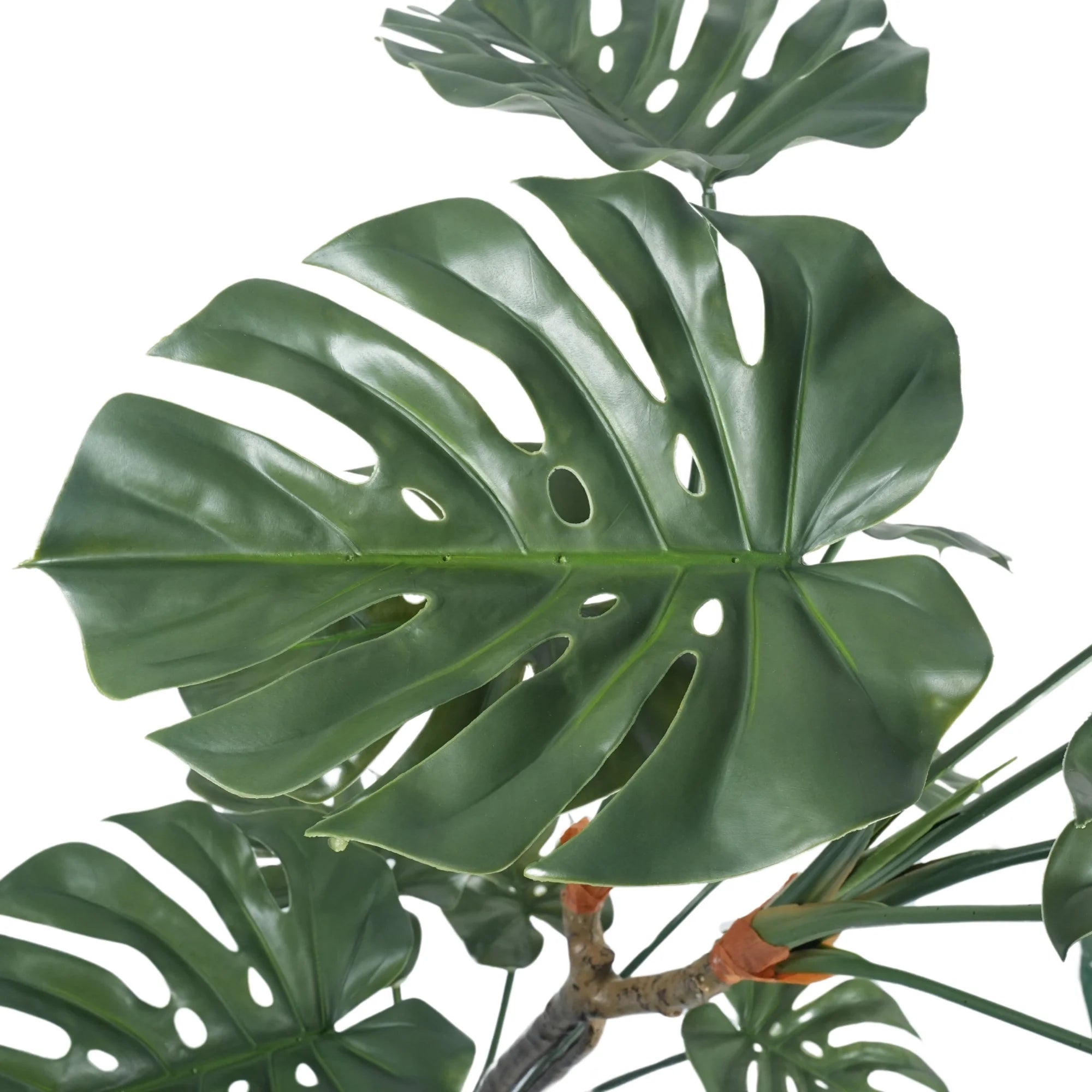 Premium Artificial Monstera Deliciosa Floor Plant - 5ft Tall UV Resistant Fake Split Leaf Philodendron for Home & Office Decor - Perfect for Living Room, Bedroom, and Indoor Spaces