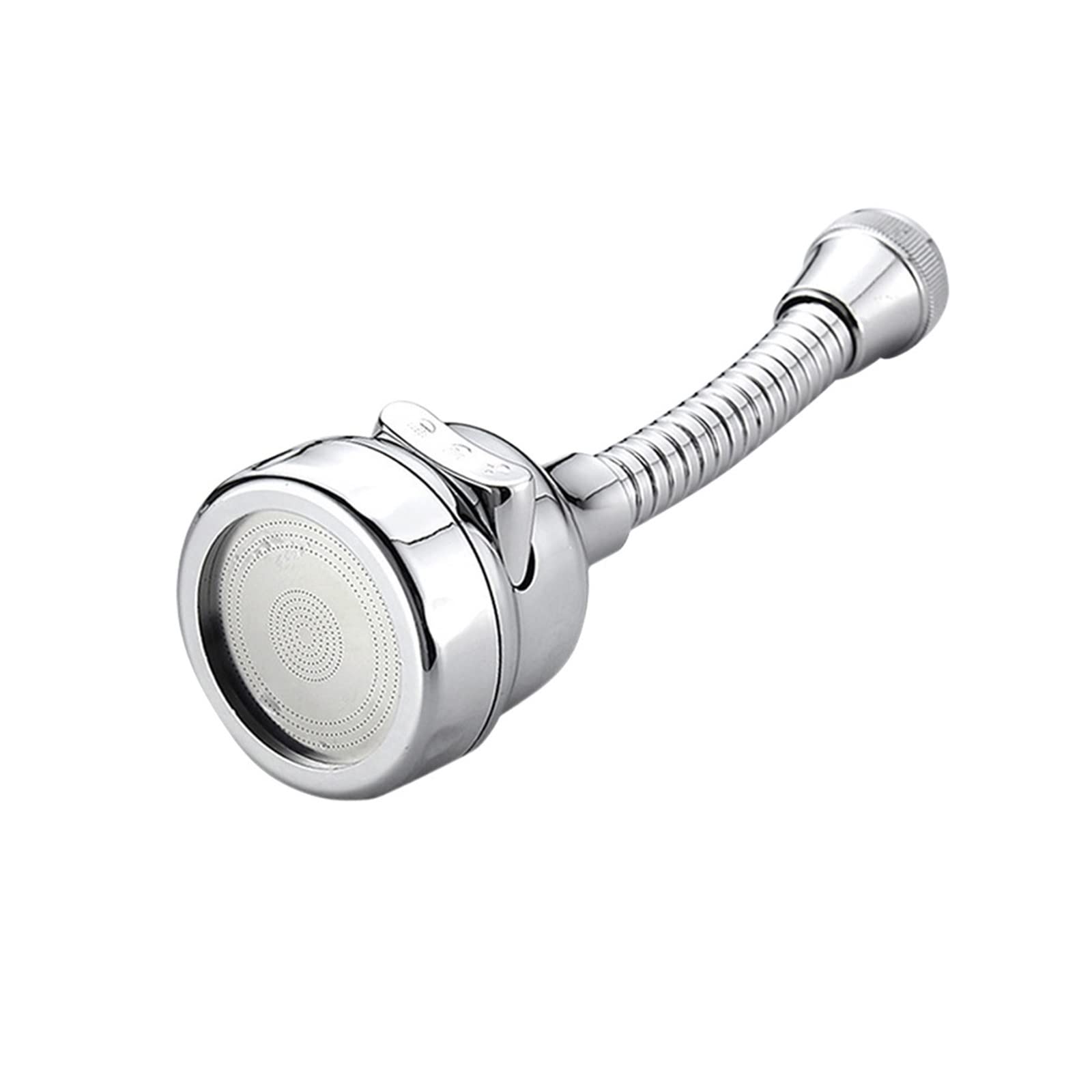 EROOLU Thread Pneumatic Quick Connector Fitting - 360° Rotating Splashproof Kitchen Faucet Sprayer with Water Filter & Booster Shower Head for Bathroom & Kitchen (Long) - Perfect for Water Saving, Dish Washing & Showering