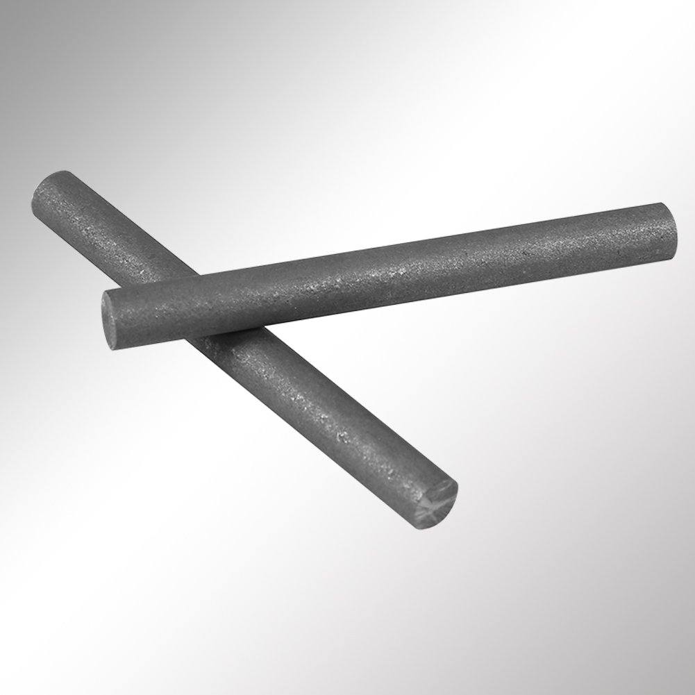 High Purity 99.9% Graphite Rods - 5Pcs Black Graphite Electrode Cylinders (100mm Length x 10mm Diameter) for Metallurgy, Machinery & Electronics - Ideal for EDM, Welding & DIY Projects