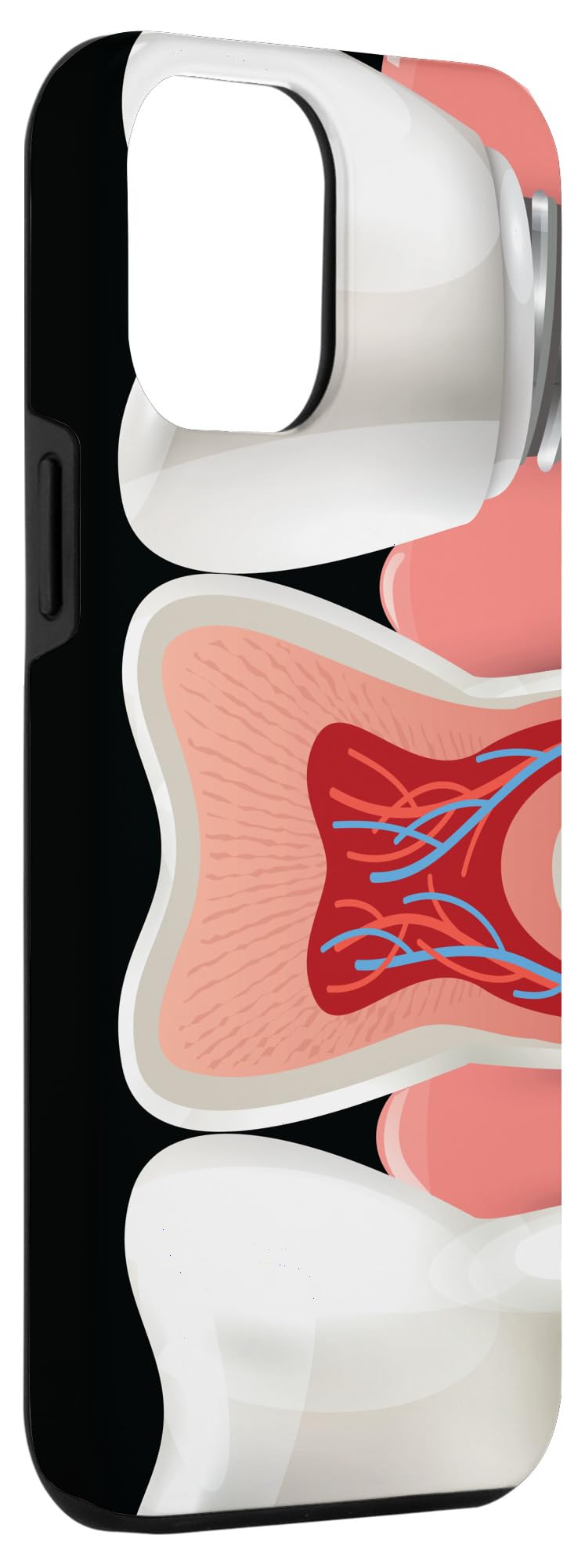 iPhone 12 Pro Max Case - Dentist Gift for Dental Hygienists & Assistants | Teeth-Themed Protective Phone Cover for Dental Professionals - Perfect for Clinics, Offices & Dental School Graduation Gifts