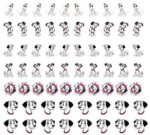 Dalmations Nail Art Decals - Waterproof Nail Stickers for Women | Cute Dog Pattern Nail Decorations for Manicure, Pedicure & DIY Nail Art (Perfect for Parties, Holidays & Everyday Wear)