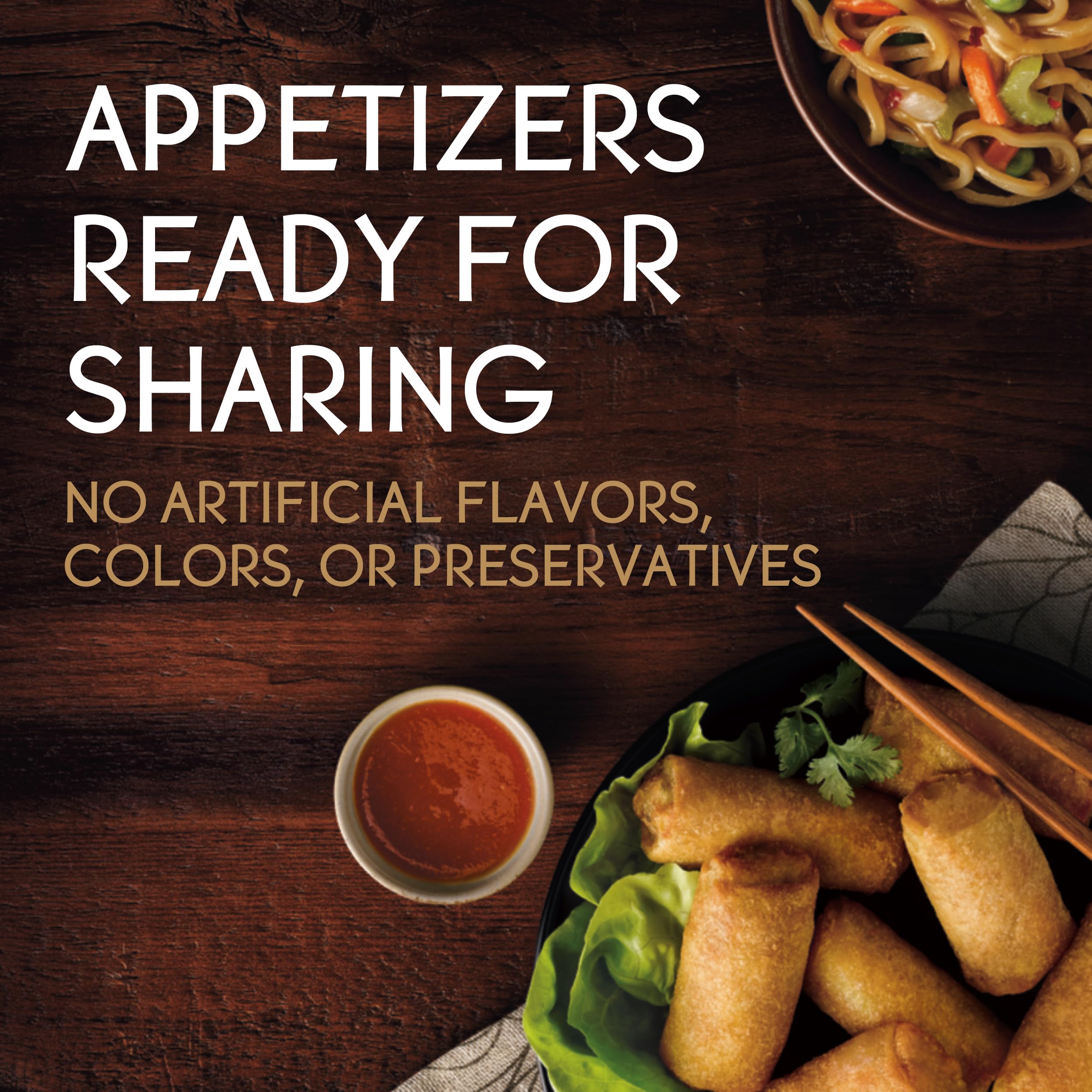 P.F. Chang's Home Menu Chicken Egg Rolls - Frozen Asian Appetizers (8.8 oz) - Perfect for Parties, Game Nights & Quick Snacks