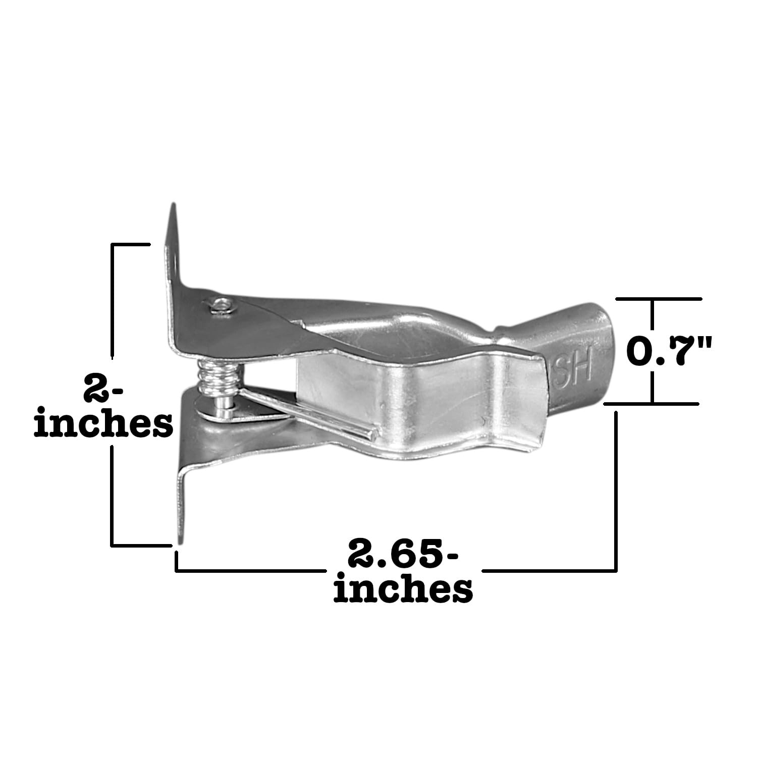 Harrier 10-Pack Wall-Mount Spring Clamps - Heavy Duty Tool Organizer for Rakes, Brooms & Garden Tools - Perfect for Garage, Shed & Workshop Storage