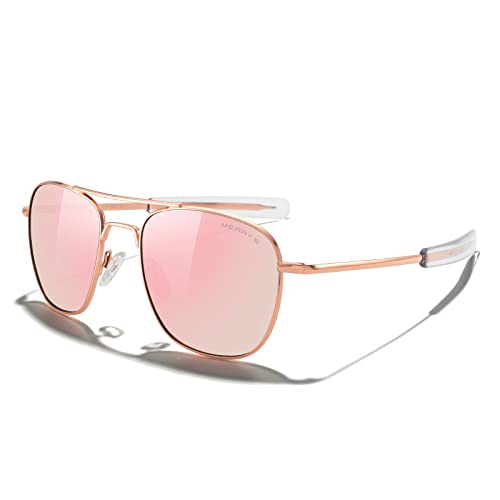 22k Rose Gold Frame/Rose Gold Polarized Lens