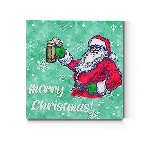 Beer Me Santa on Green