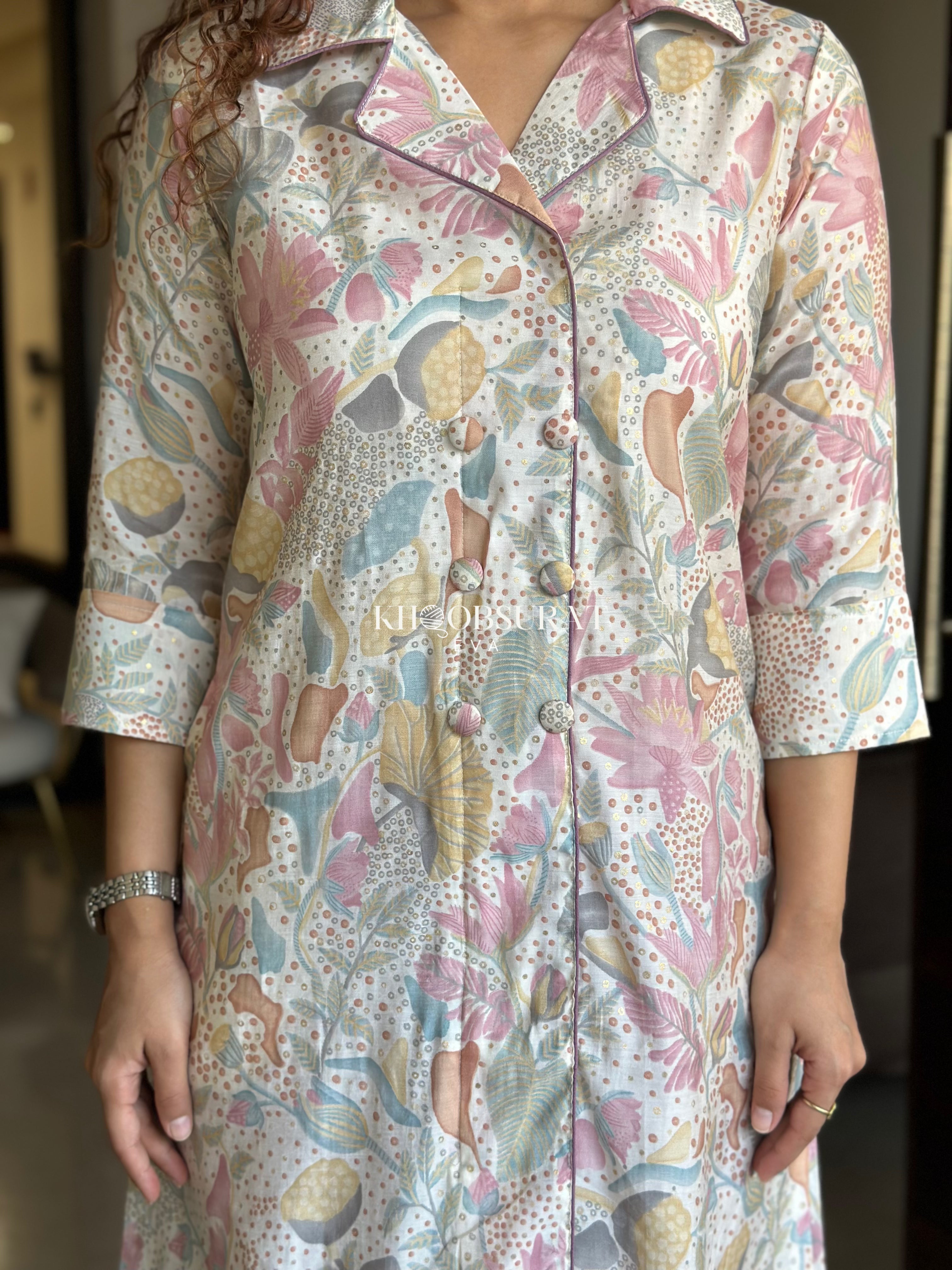 Stylish Purple Kurta Set for Women - Comfortable & Trendy Casual Outfit - Perfect for Festivals, Parties & Everyday Wear