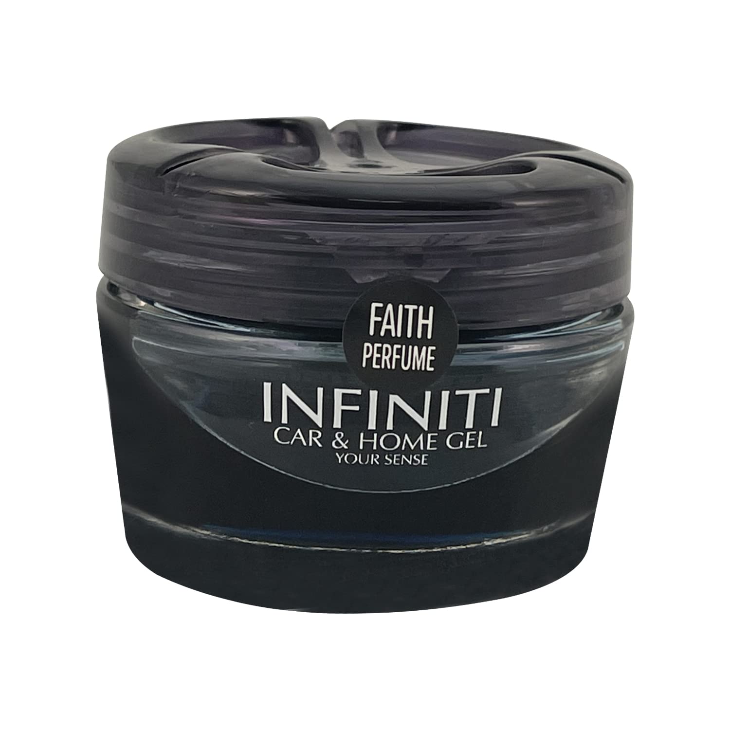 Tasotti Car Gel Perfume - Long Lasting Car Air Freshener & Odor Eliminator | Infiniti Car Gel Collection (Faith Scent) for Sedans, SUVs & Office Spaces