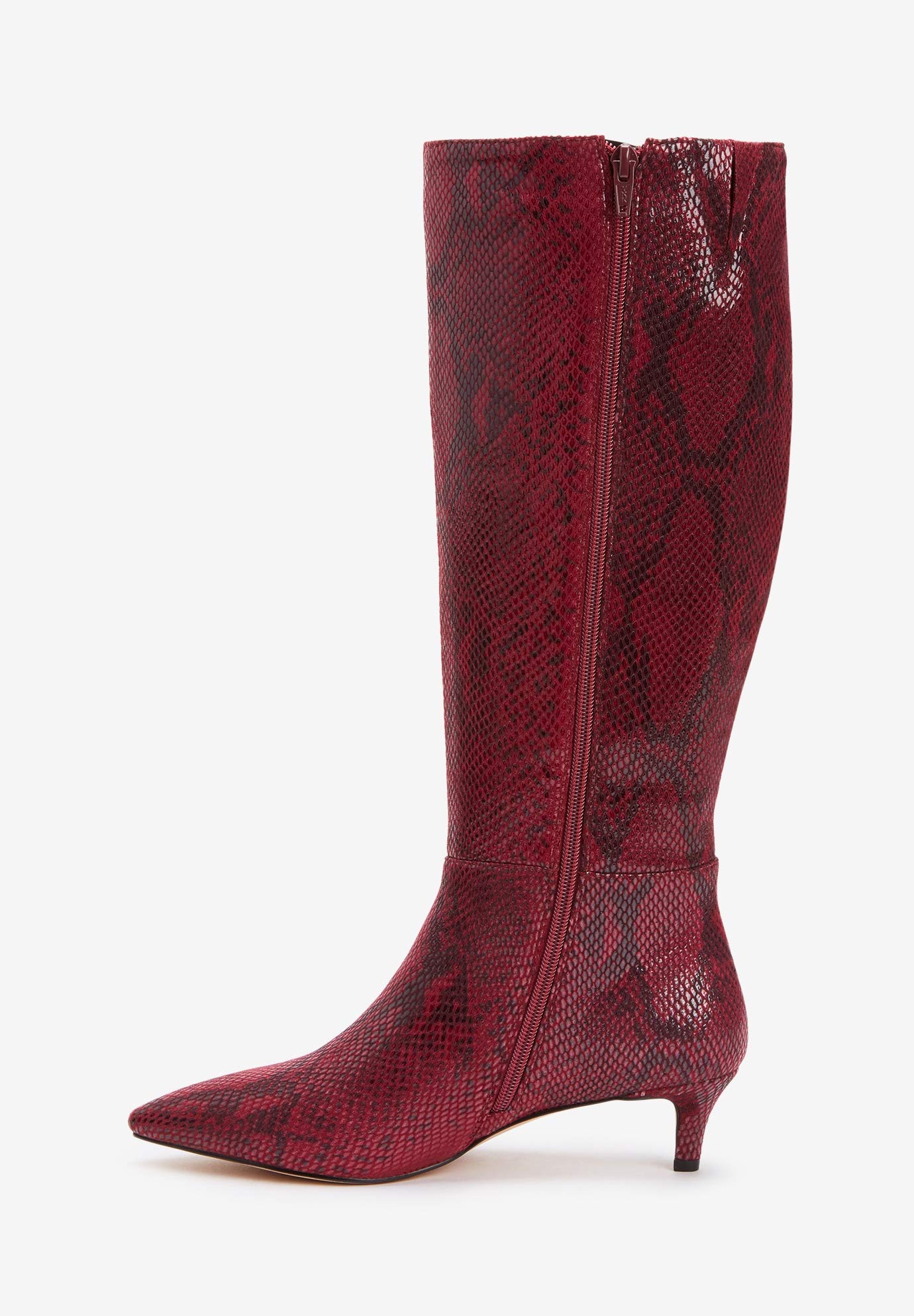Comfortview Women's Wide Width The Poloma Wide Calf Boot - Stylish & Comfortable Winter Boots for Wide Feet | Perfect for Snow, Rain & Cold Weather