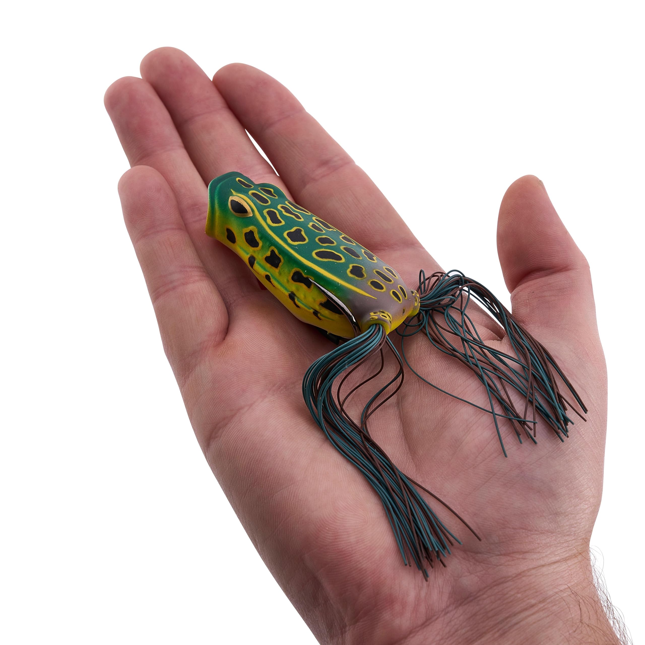 Swamp Lord Popping Hollow Body Frog Lure - Topwater Bass Fishing Bait for Weedless Frog Fishing in Lakes & Ponds - Perfect for Heavy Cover and Lily Pads