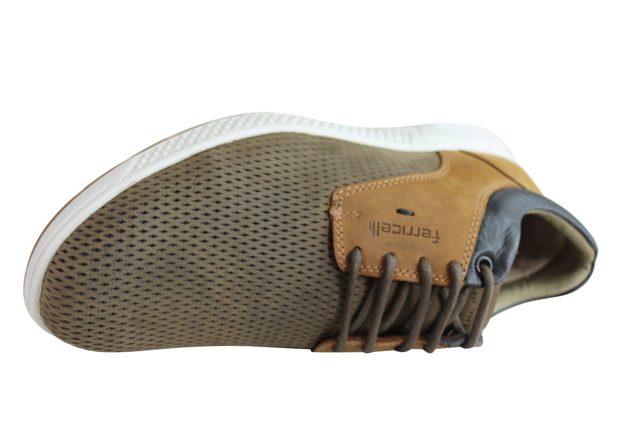 Ferricelli Burke Men's Genuine Leather Lace-Up Casual Shoes - Handcrafted in Brazil - Perfect for Office, Dating & Everyday Wear