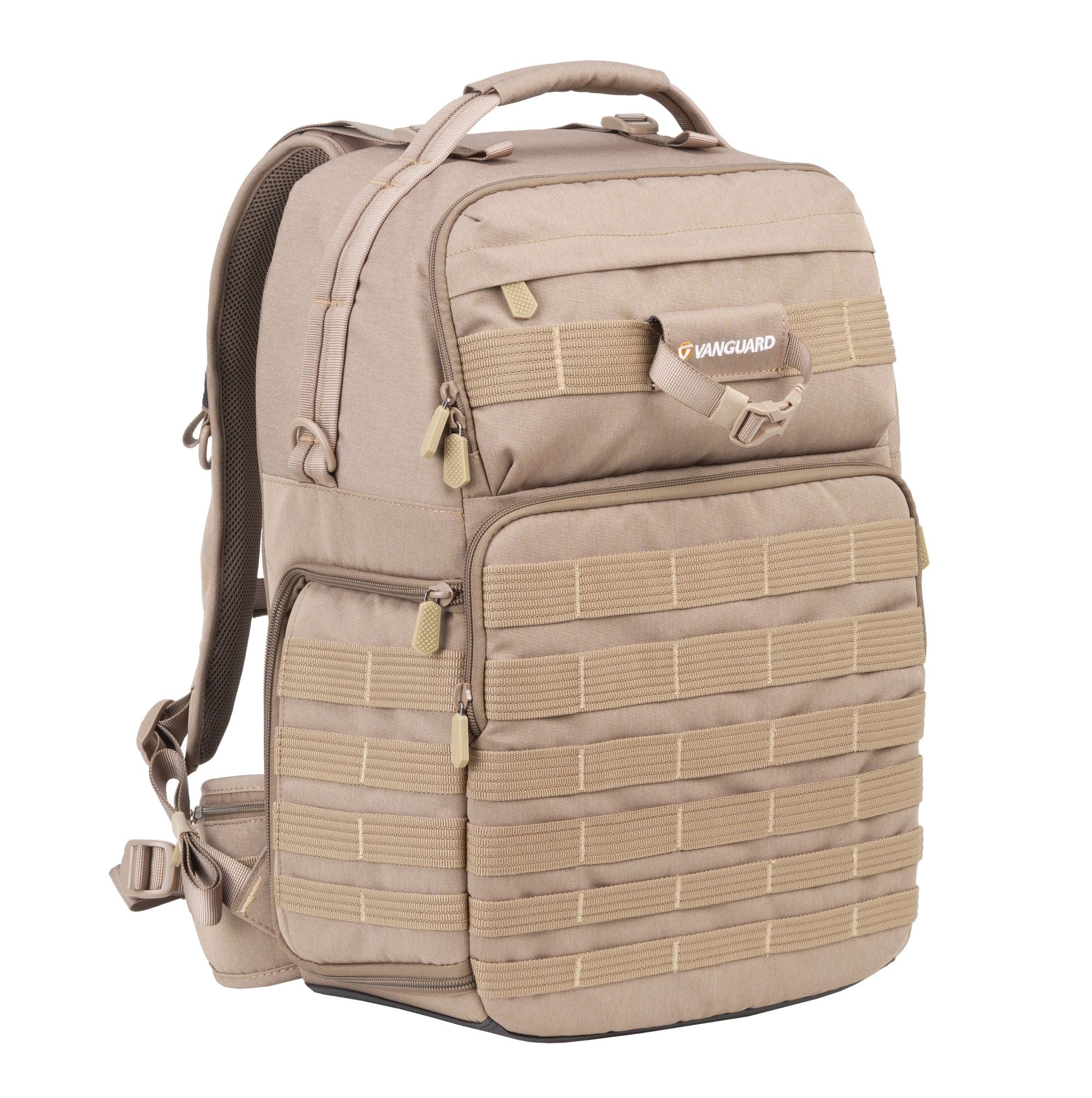 VEO RANGE T 48 BG Backpack - Lightweight Travel Hiking Daypack for Men & Women, Water-Resistant Beige Outdoor Backpack - Perfect for Camping, Hiking, School & Daily Commute