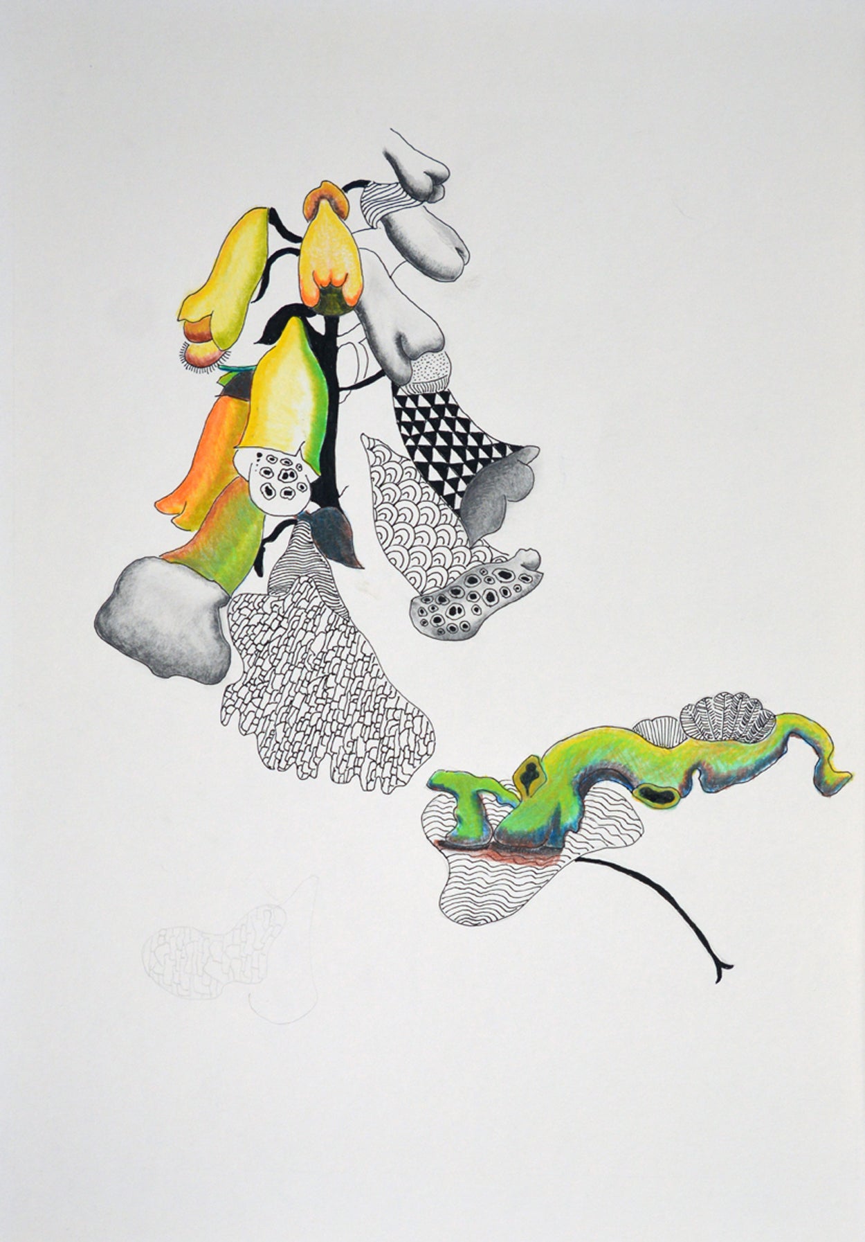 Kyoko Miyabe: Metaphoric Offering 4 - Japanese Contemporary Art Print for Home & Office Decor | Perfect for Modern Living Rooms, Gallery Walls & Art Collections