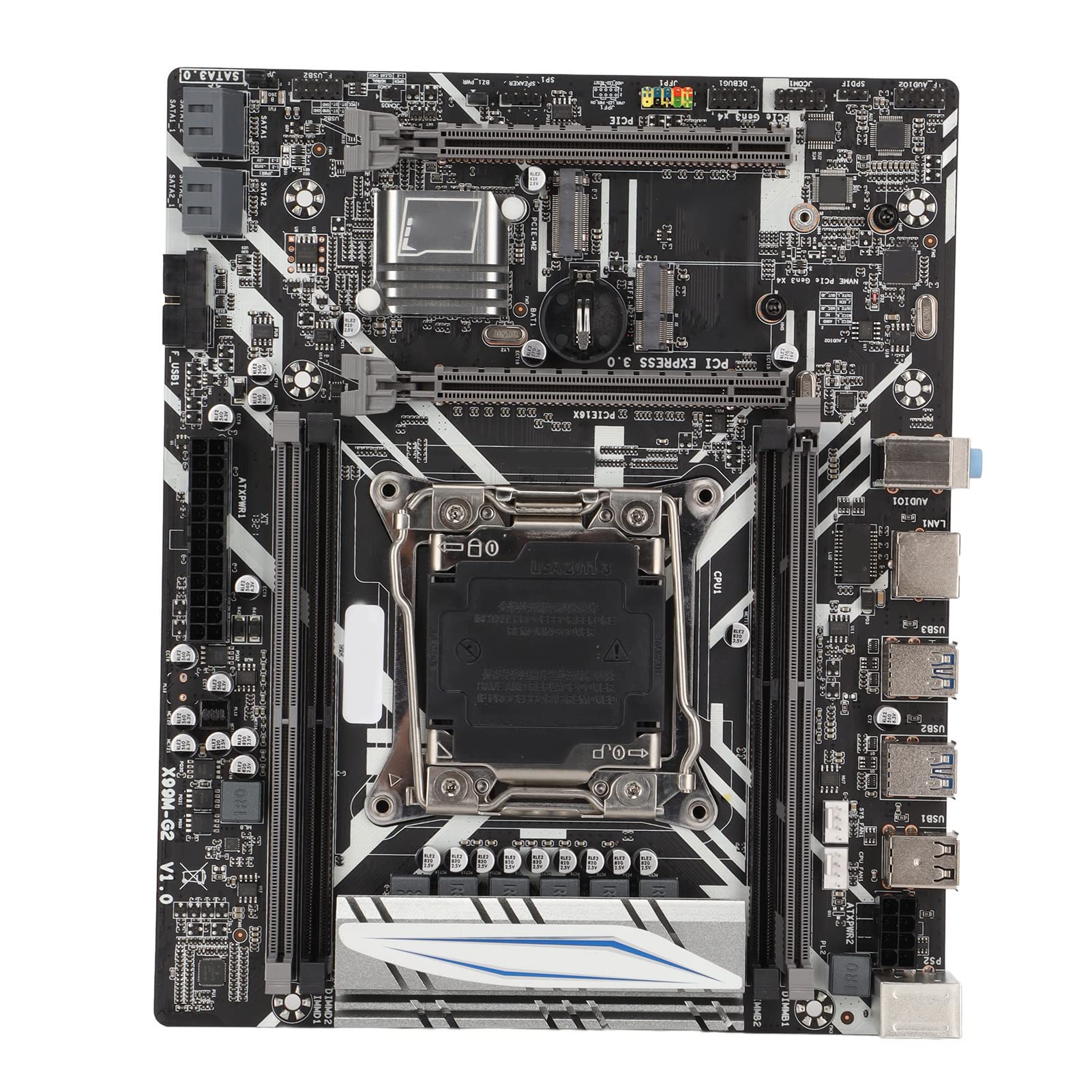 High-Performance Gaming Motherboard DDR4 Support for LGA2011 V3/V4 & Intel Xeon E5-2680/2678 Processors - Dual VGA & HDMI Ports, 1G Gigabit LAN - Ideal for PC Gaming, Workstations & Multimedia Editing