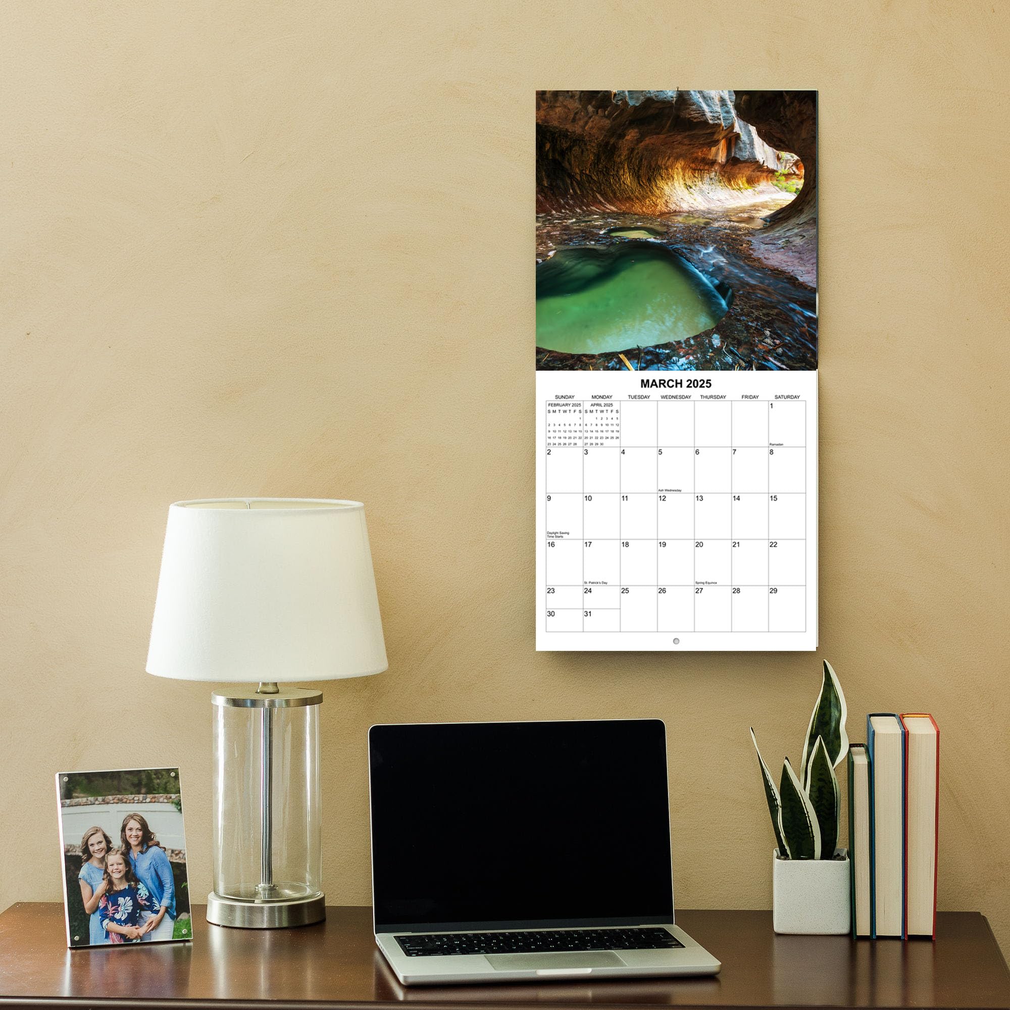 2025 Utah National Parks Monthly Wall Calendar - 12