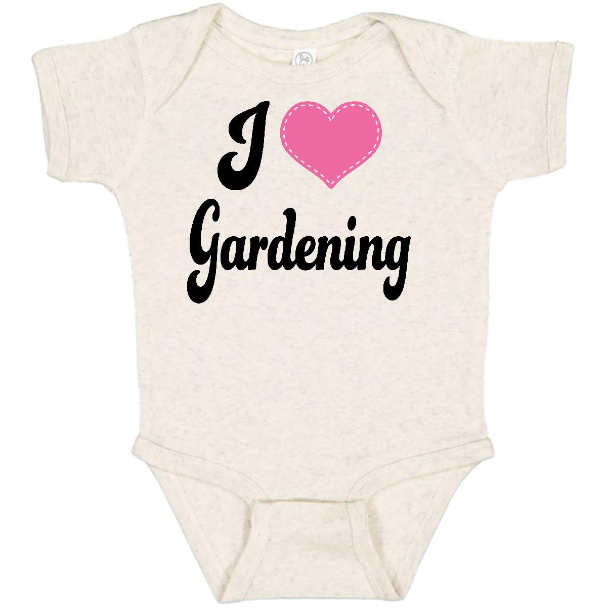 Inktastic Gardener I Love Gardening Baby Bodysuit - Cute Organic Cotton Infant Onesie for Gardening Enthusiasts - Perfect for Outdoor Activities, Family Photos & Baby Showers