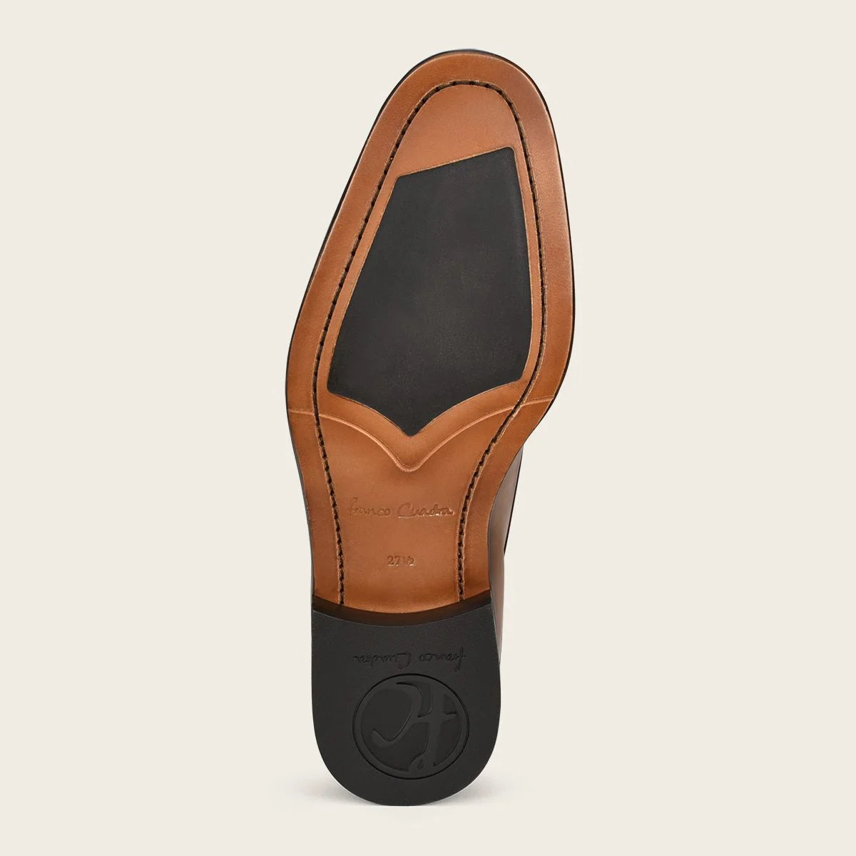 D24TVTV Brown Franco Cuadra Men's Dress Shoes - Premium Leather Formal Shoes for Business, Wedding & Special Occasions