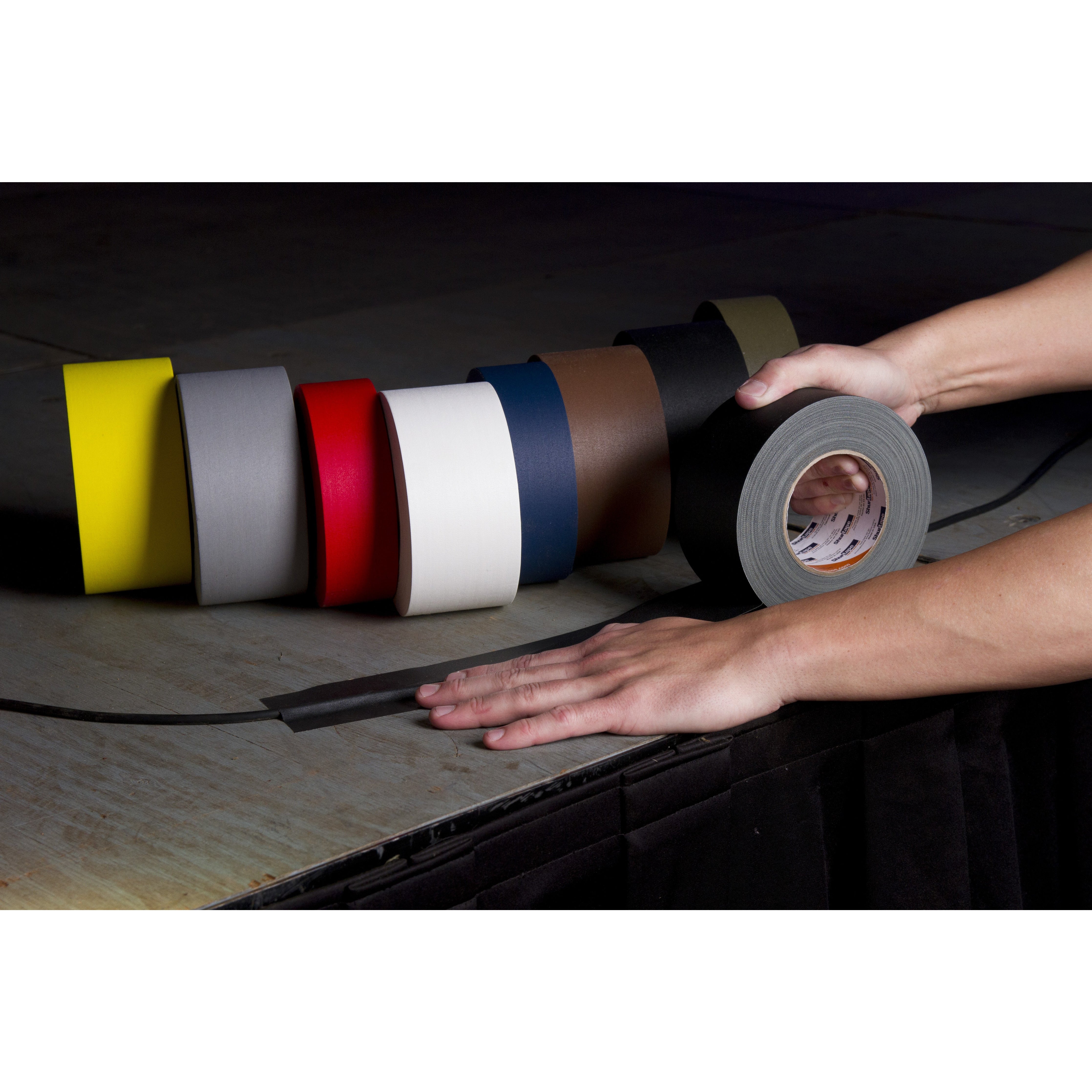 Professional Gaffer's Tape - 2 Inch Width, Heavy Duty Cloth Tape for Stage, Film & Photography - Perfect for Securing Cables, Marking Floors & Temporary Repairs