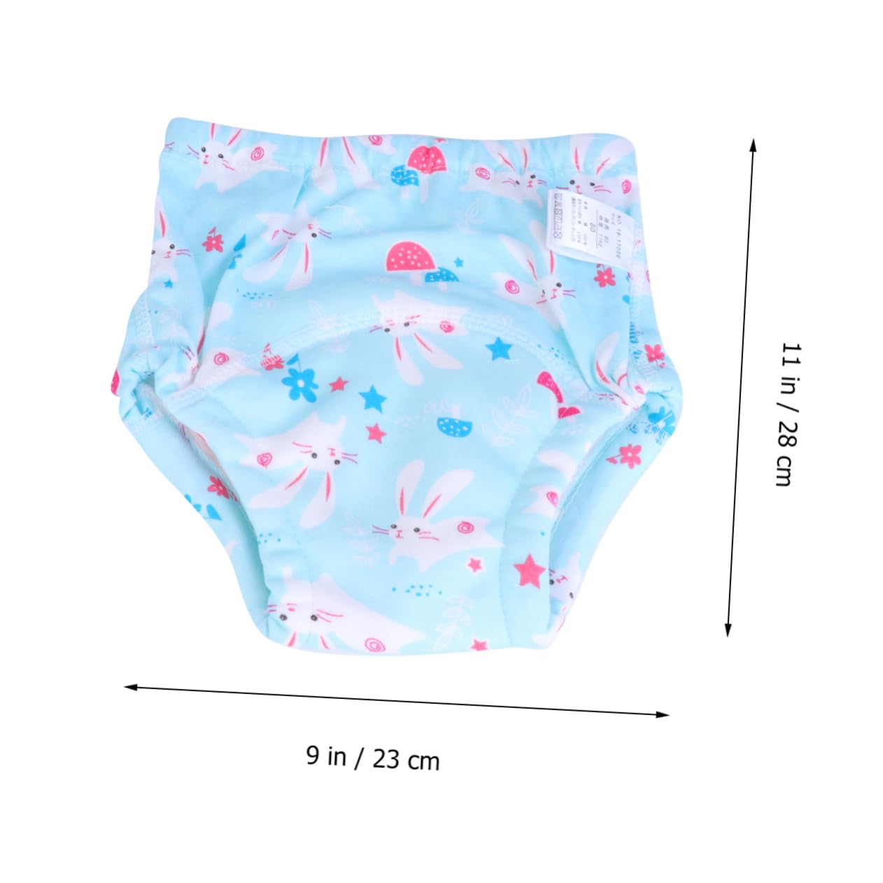 12 Pcs Potty Training Pants - Soft Cotton Toweling Underwear for Toddlers | Reusable Swim Diapers & Potty Training | Daycare, Swimming & Home Use