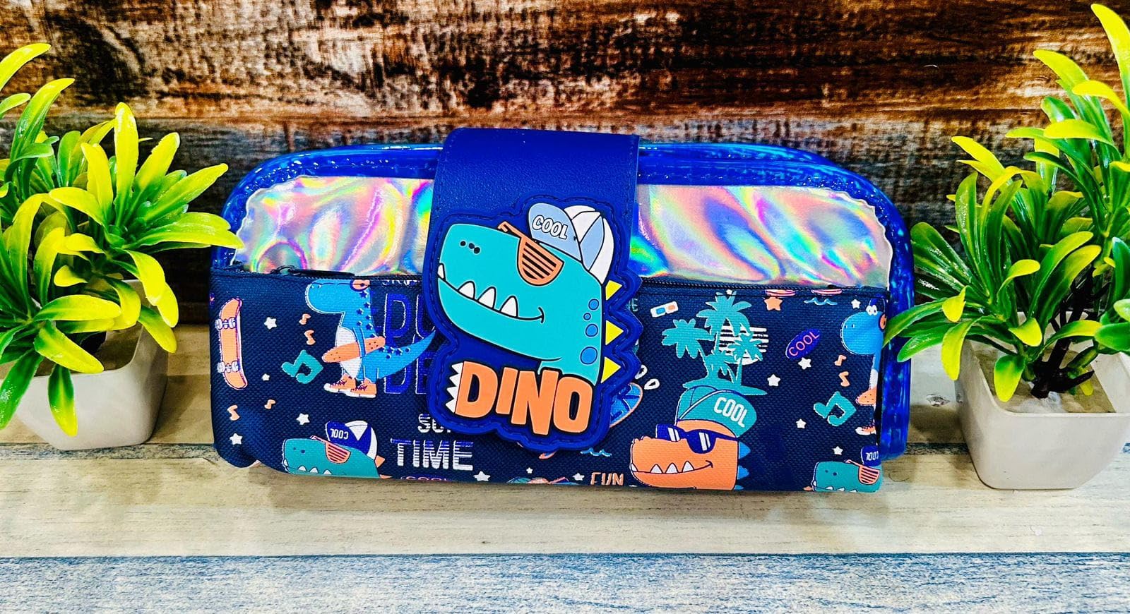 Cute Dinosaur Pencil Case for Girls & Kids - Large Capacity Stationery Pouch, School & Office Organizer, Perfect for Backpack, Birthday Gift & School Supplies (Dino Design) - Ideal for Students, Classroom & Homework Organization