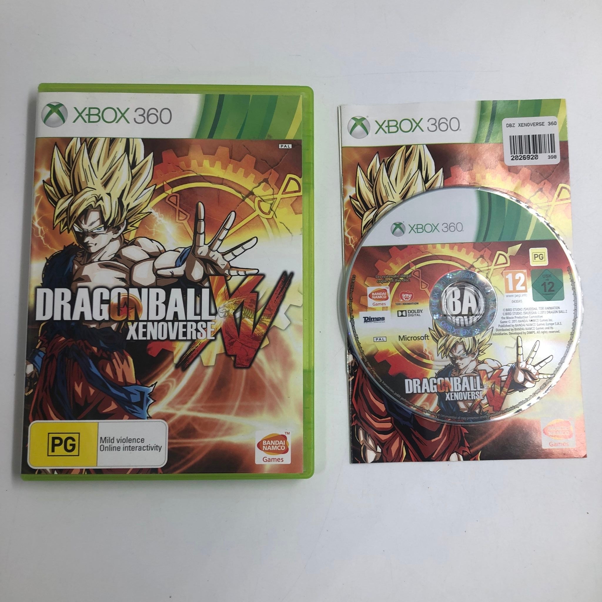 Dragon Ball Xenoverse XV - Xbox 360 Video Game with Manual (PAL Version) | Action RPG Fighting Game for Anime Fans & Collectors | Perfect for Gaming Nights & Dragon Ball Enthusiasts