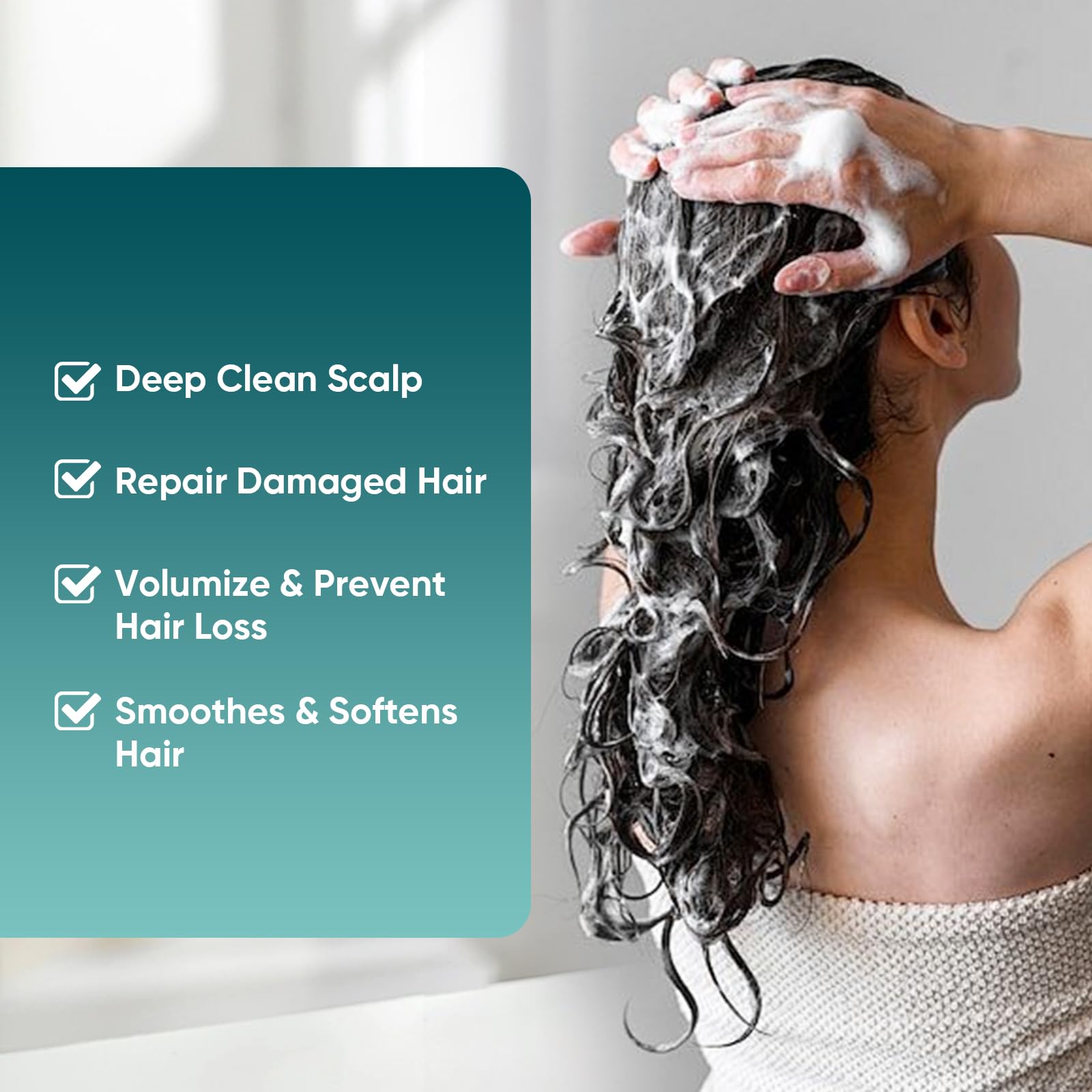 Best Coffee Hair Dye Shampoo for Color & Repair - Natural Hair Growth Treatment for Damaged Hair - Perfect for Home Use & Salon Styling