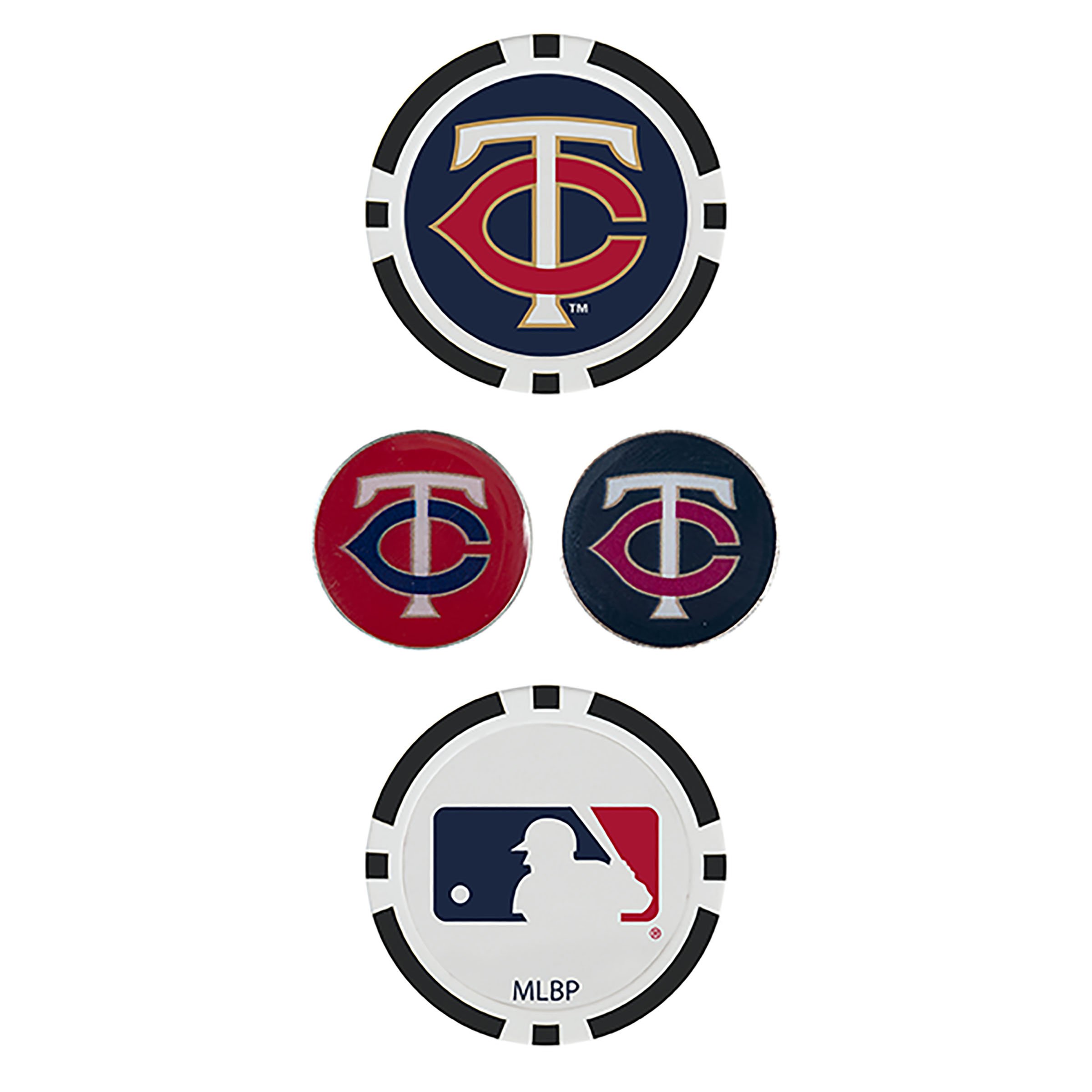 MLB Baseball Ball Marker Set - Professional Golf Ball Alignment Tool for Golfers - Perfect for Training, Practice, and On-Course Use