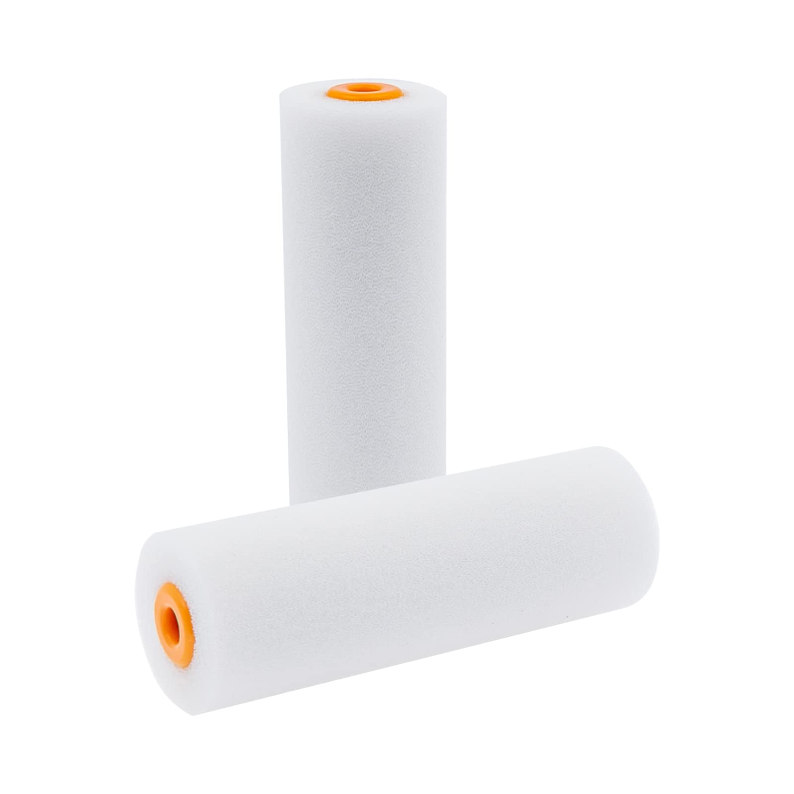 20 Pack 4 Inch High-Density Foam Paint Rollers - Mini Smooth Paint Roller Refills for Roller Frames - Perfect for Home, Walls, Ceilings & DIY Painting Projects (White) - Ideal for Touch-Ups, Crafts & Small Spaces