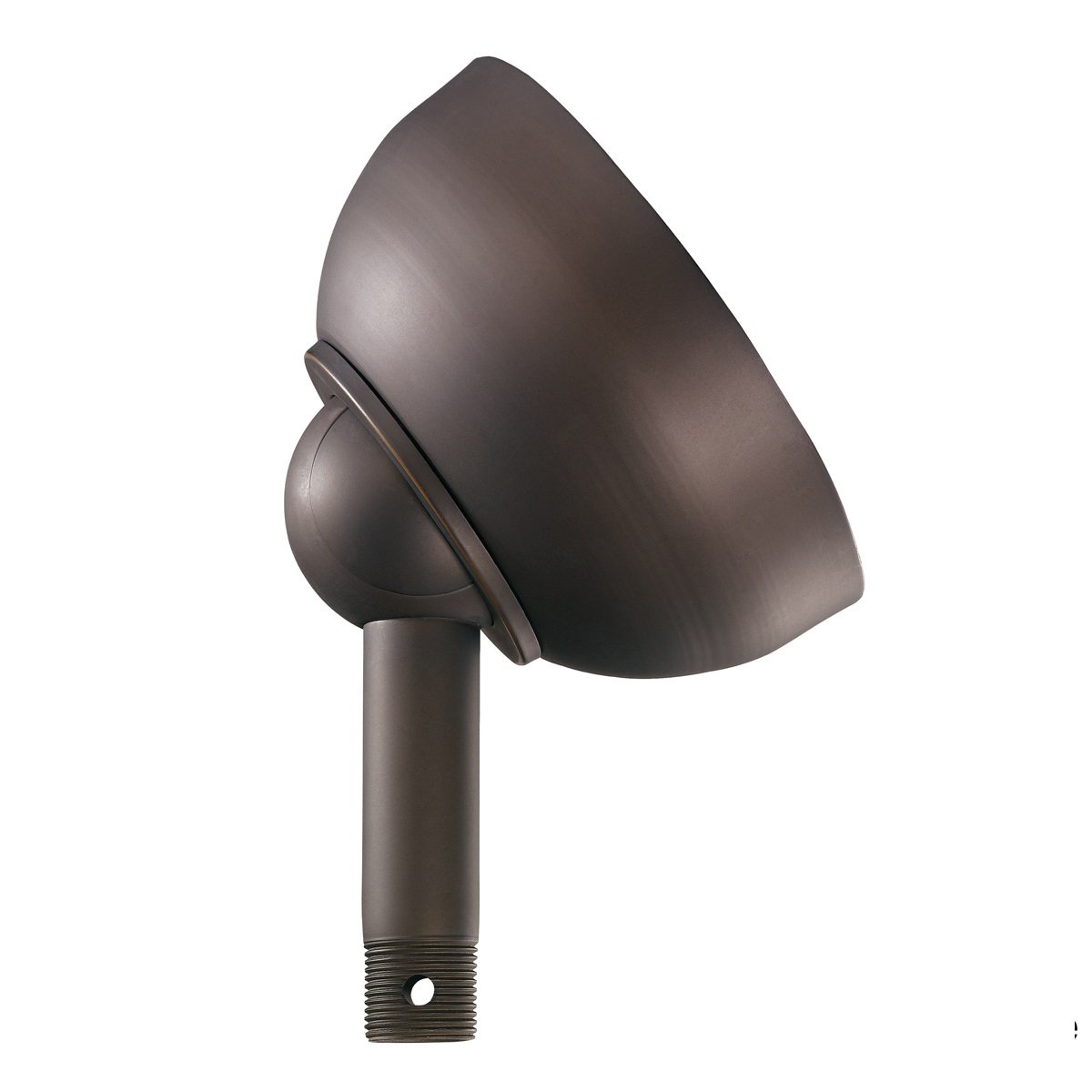 Kichler 337005WSP Ceiling Fan Sloped Ceiling Adapter - Weathered Steel Powder Coat Finish for Indoor/Outdoor Use - Perfect for Vaulted or Angled Ceilings in Living Rooms, Bedrooms, and Patios