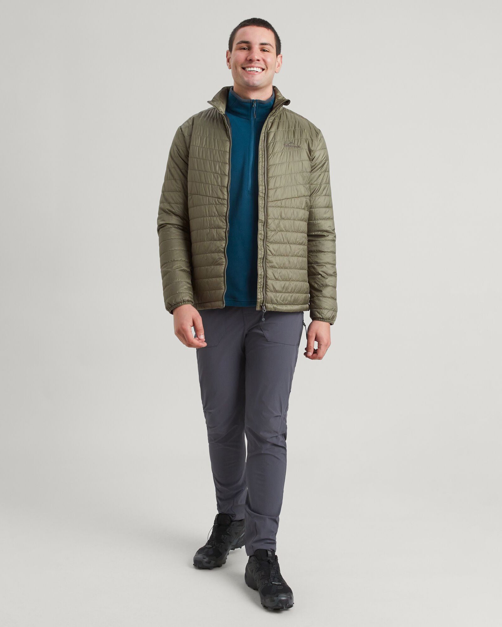Heli R Men's novaLOFT Jacket - Lightweight Waterproof Windbreaker for Outdoor Activities - Hiking, Camping & Travel (Beech)