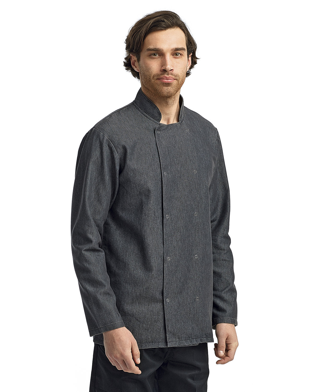 Reprime RP660 Unisex Denim Chef's Coat - Artisan Collection | Premium Kitchen Apparel for Professional Chefs & Culinary Students | Ideal for Restaurants, Cooking Classes & Food Service Industry