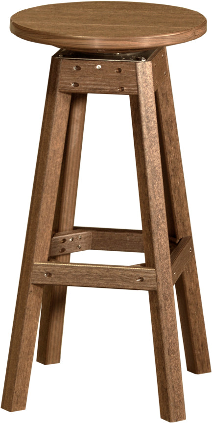 LuxCraft 360° Swivel Bar Stool with Adjustable Height - Modern Kitchen Island & Home Bar Counter Stool for Dining & Entertaining