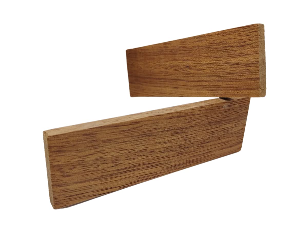 Premium Brownheart Wood Knife Scales for Custom Knife Making - Durable & Stylish Handle Replacement for DIY, EDC, and Outdoor Survival Knives