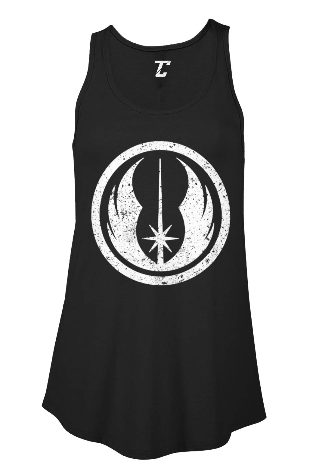 Star Wars Galactic Republic Symbol Women's Flowy Tank Top - Lightweight Casual Shirt for Cosplay, Fan Events & Everyday Wear